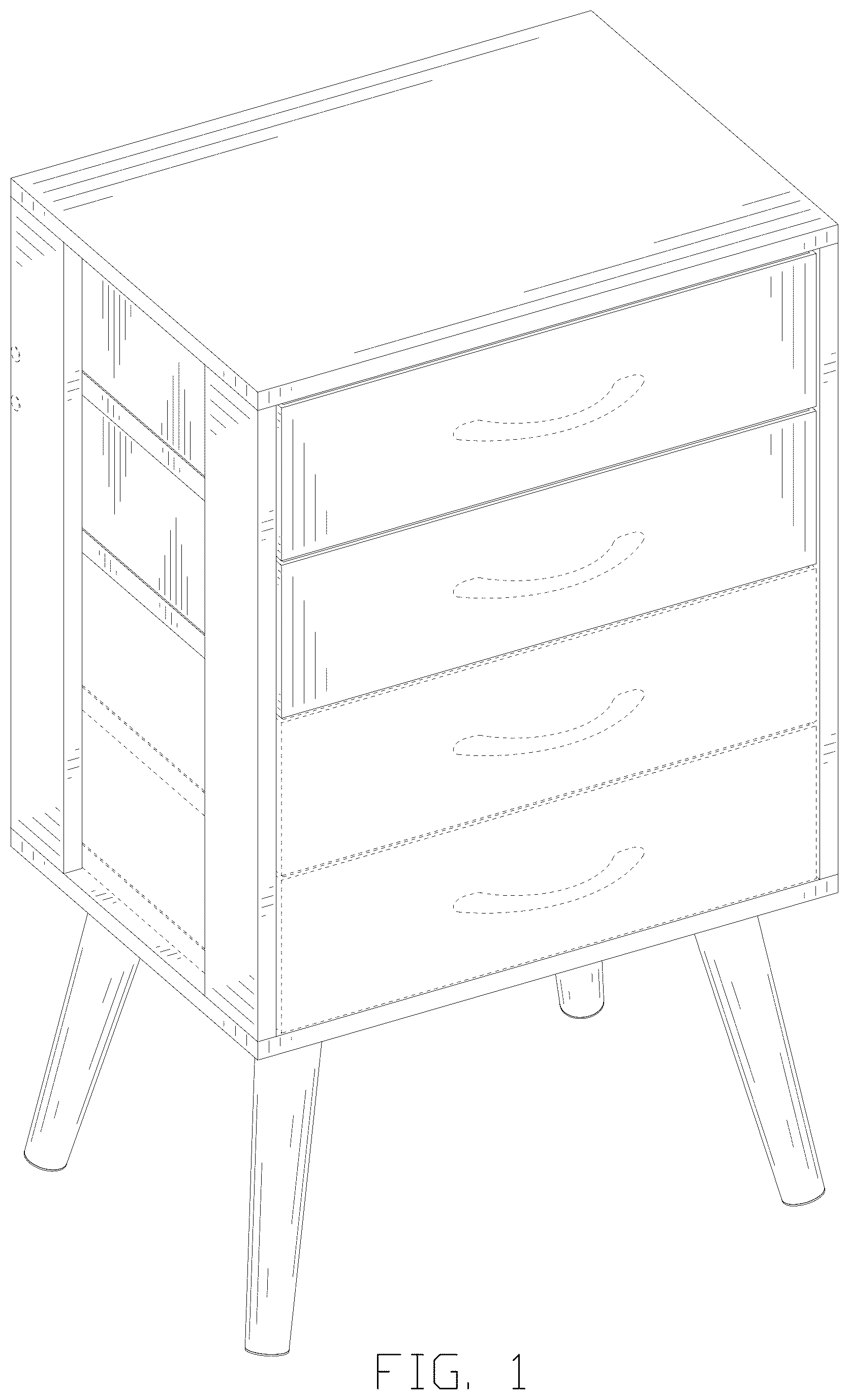 Patent USD1078344 — Night table — Figure 1