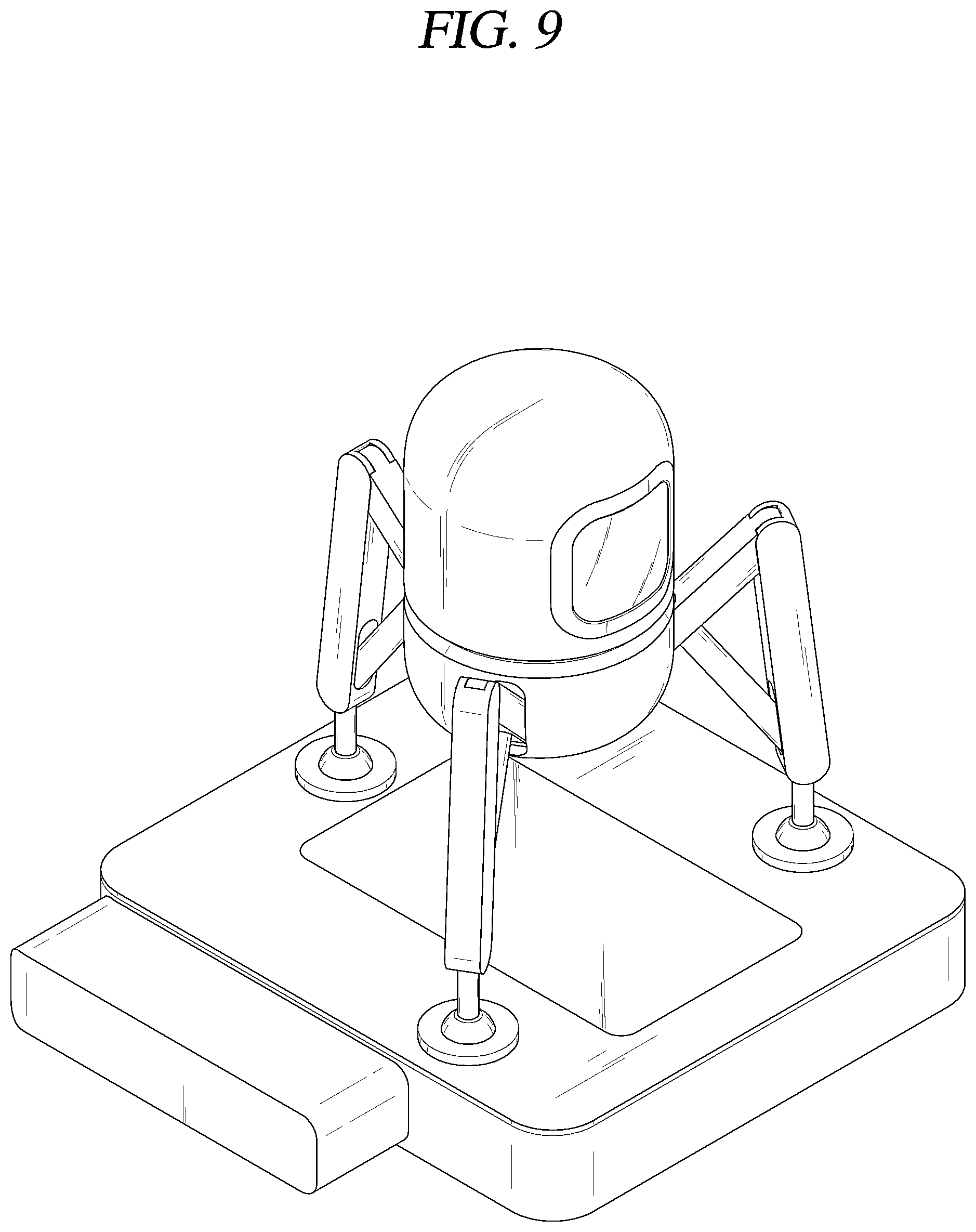 Patent USD1078352 Figure 9 – Coffee machine