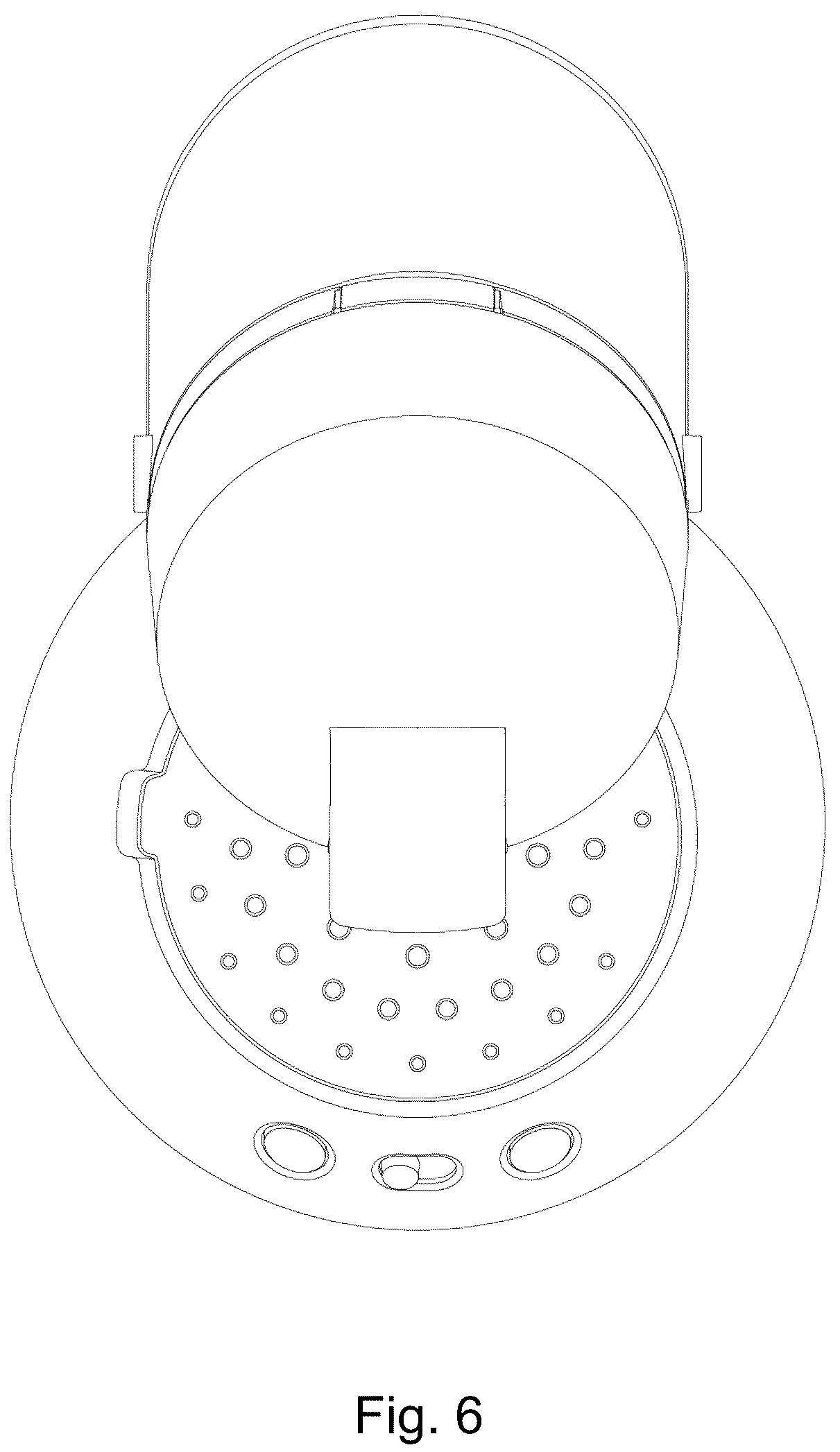 Patent USD1078355 Figure 6 – Coffee maker