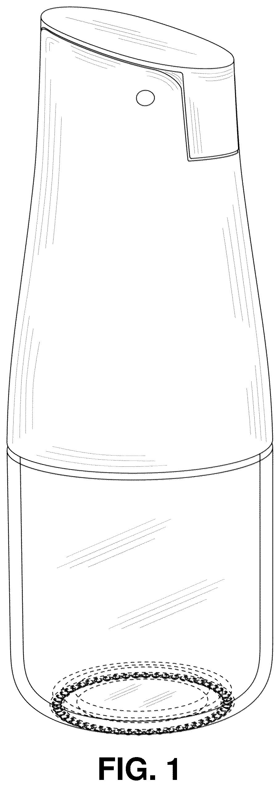 Patent USD1078357 Figure 1 – Liquid container