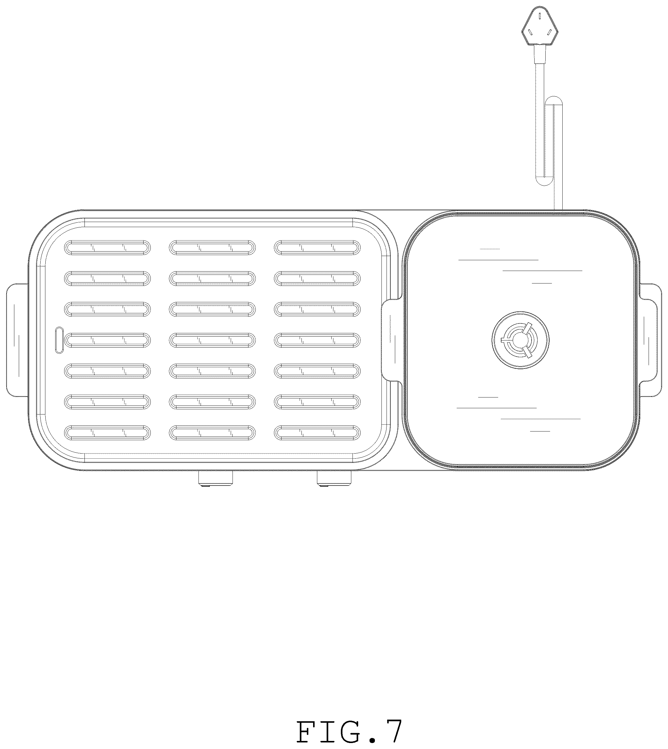Patent USD1078363 Figure 7 – Electric grill