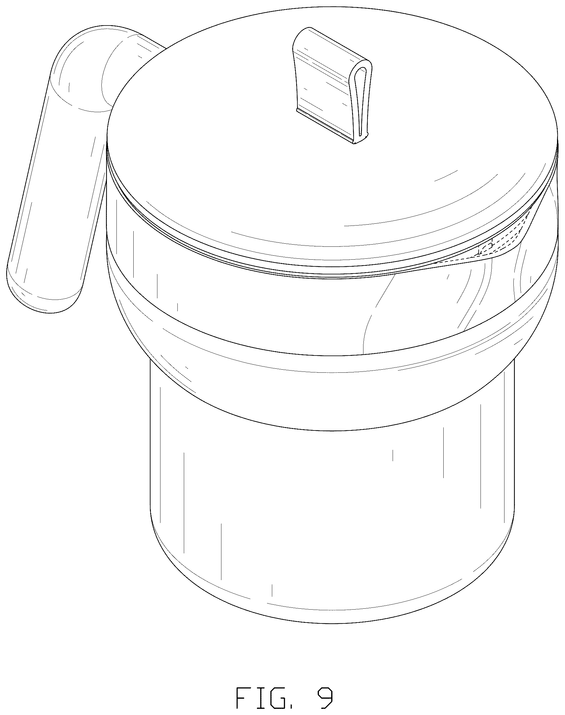 Patent USD1078366 Figure 9 – Milk frother