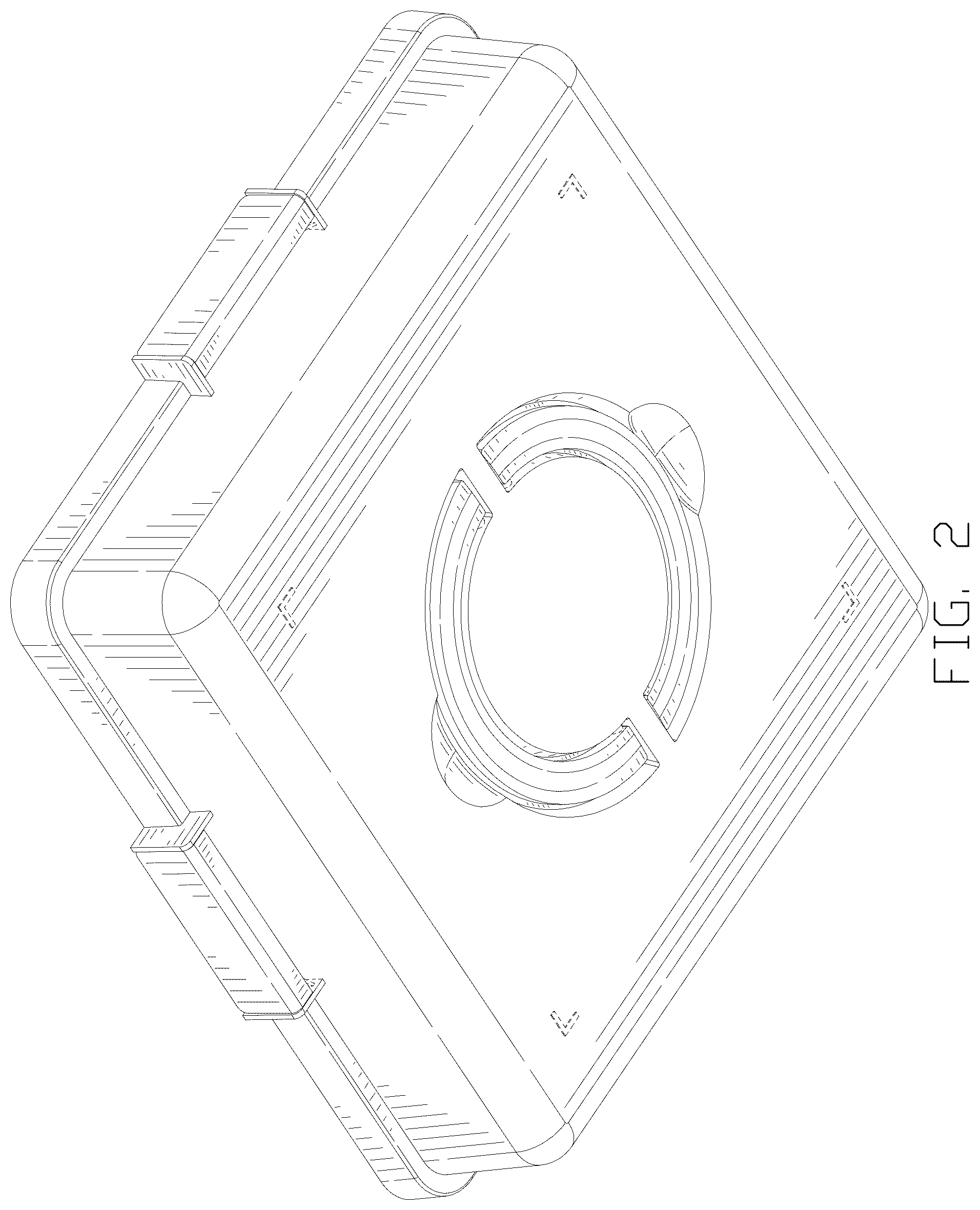 Patent USD1078369 Figure 2 – Plastic lid