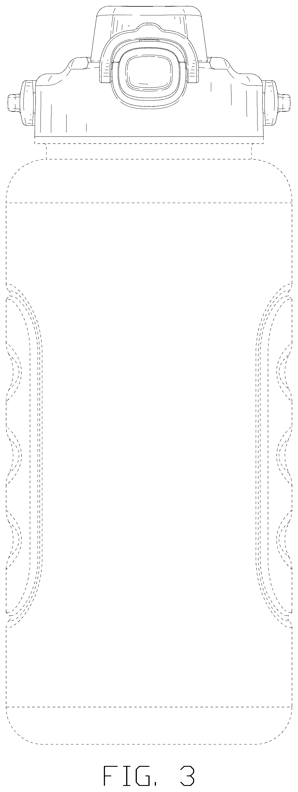 Patent USD1078372 Figure 3 – Bottle lid