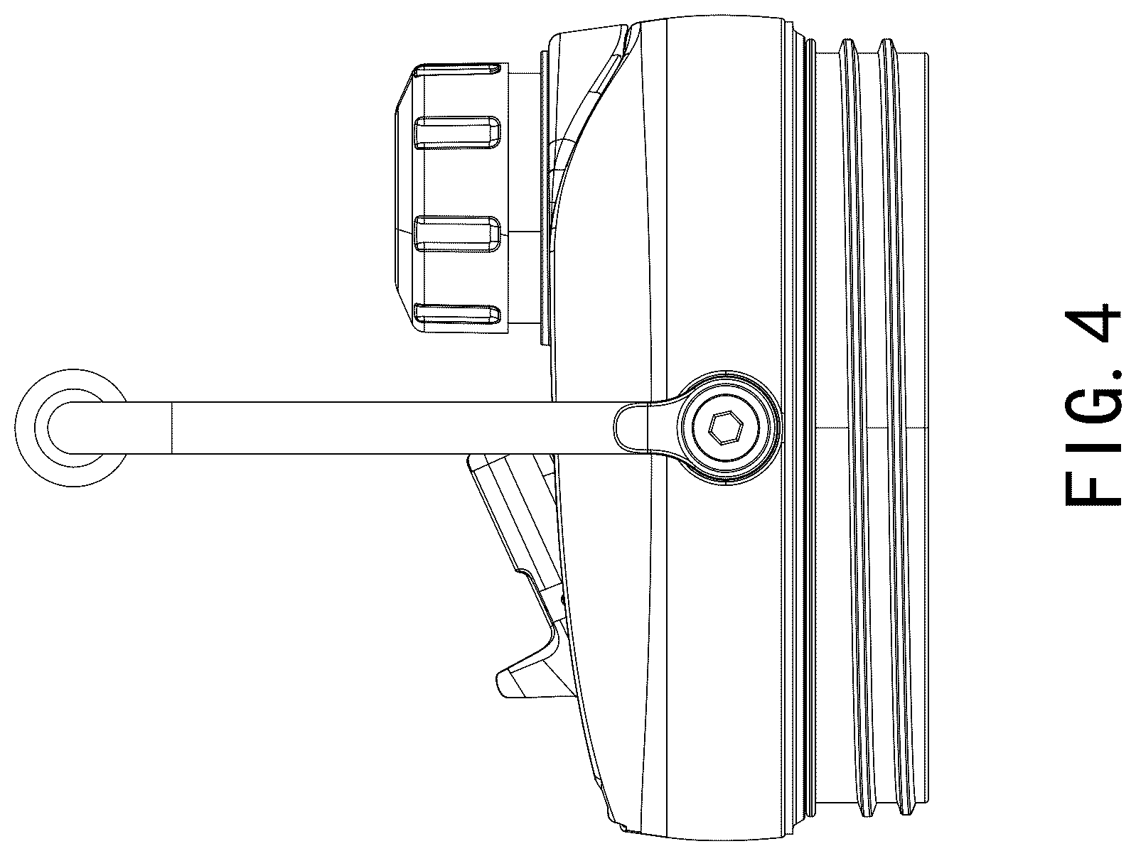 Patent USD1078373 Figure 4 – Beverage container cover