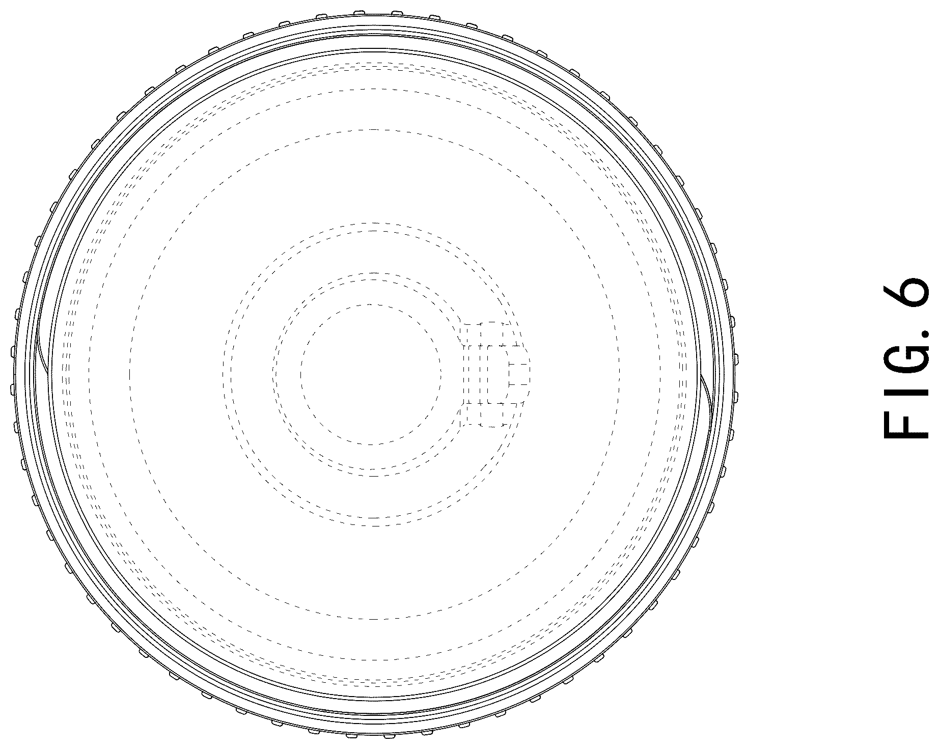 Patent USD1078374 Figure 6 – Beverage container cover