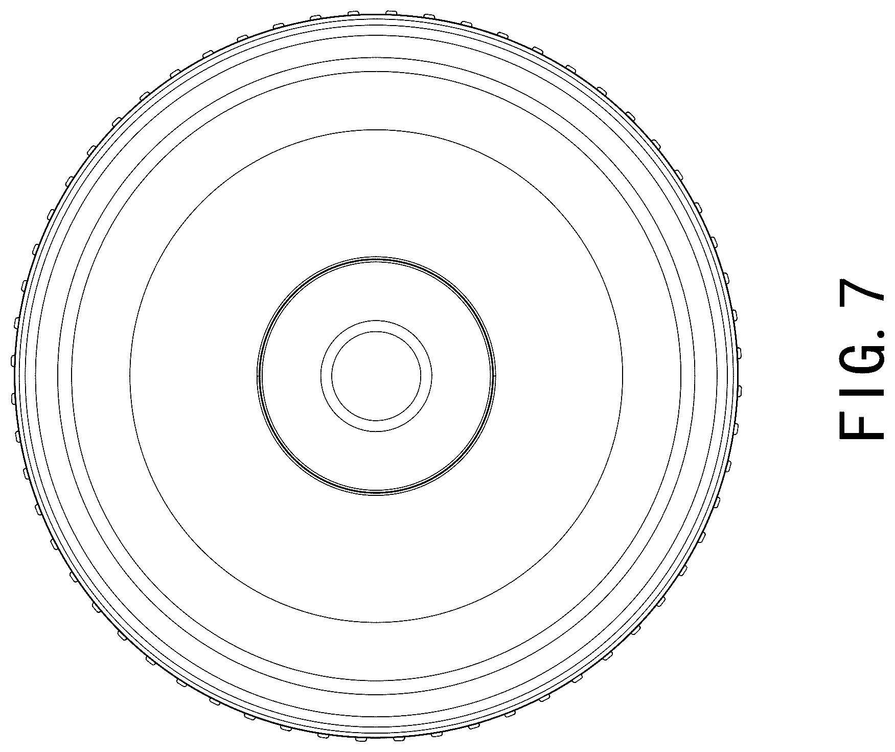 Patent USD1078374 Figure 7 – Beverage container cover