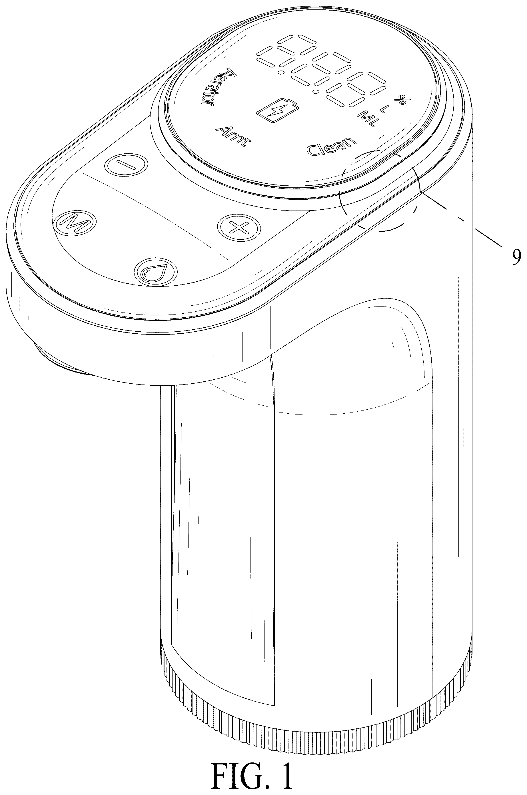 Patent USD1078375 — Wine dispenser — Figure 1