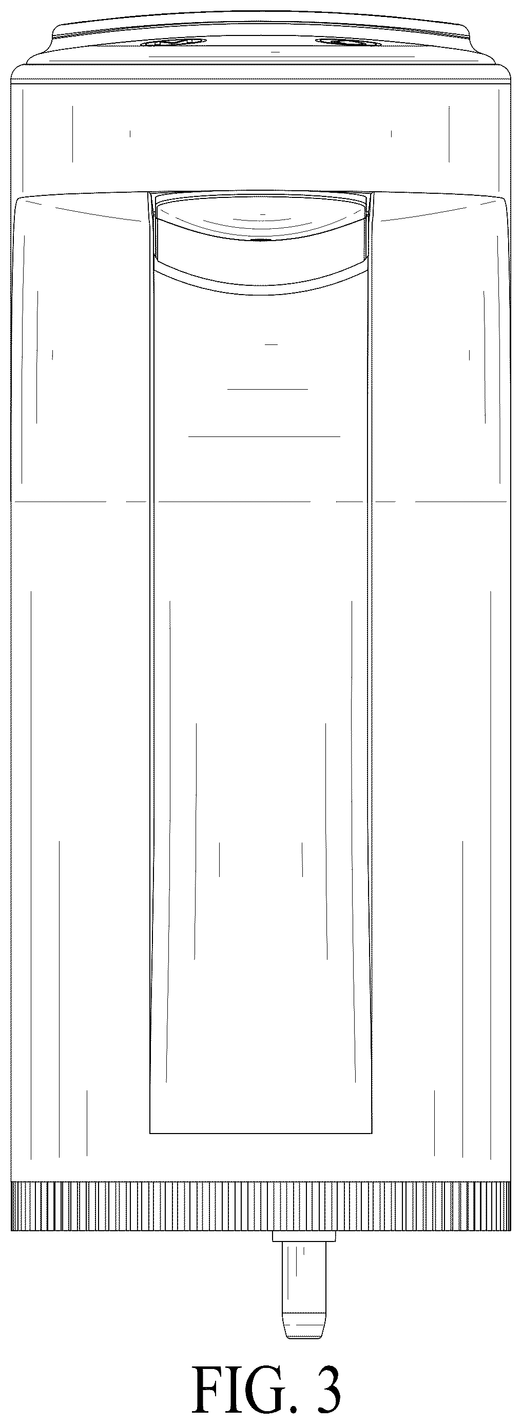 Patent USD1078375 Figure 3 – Wine dispenser