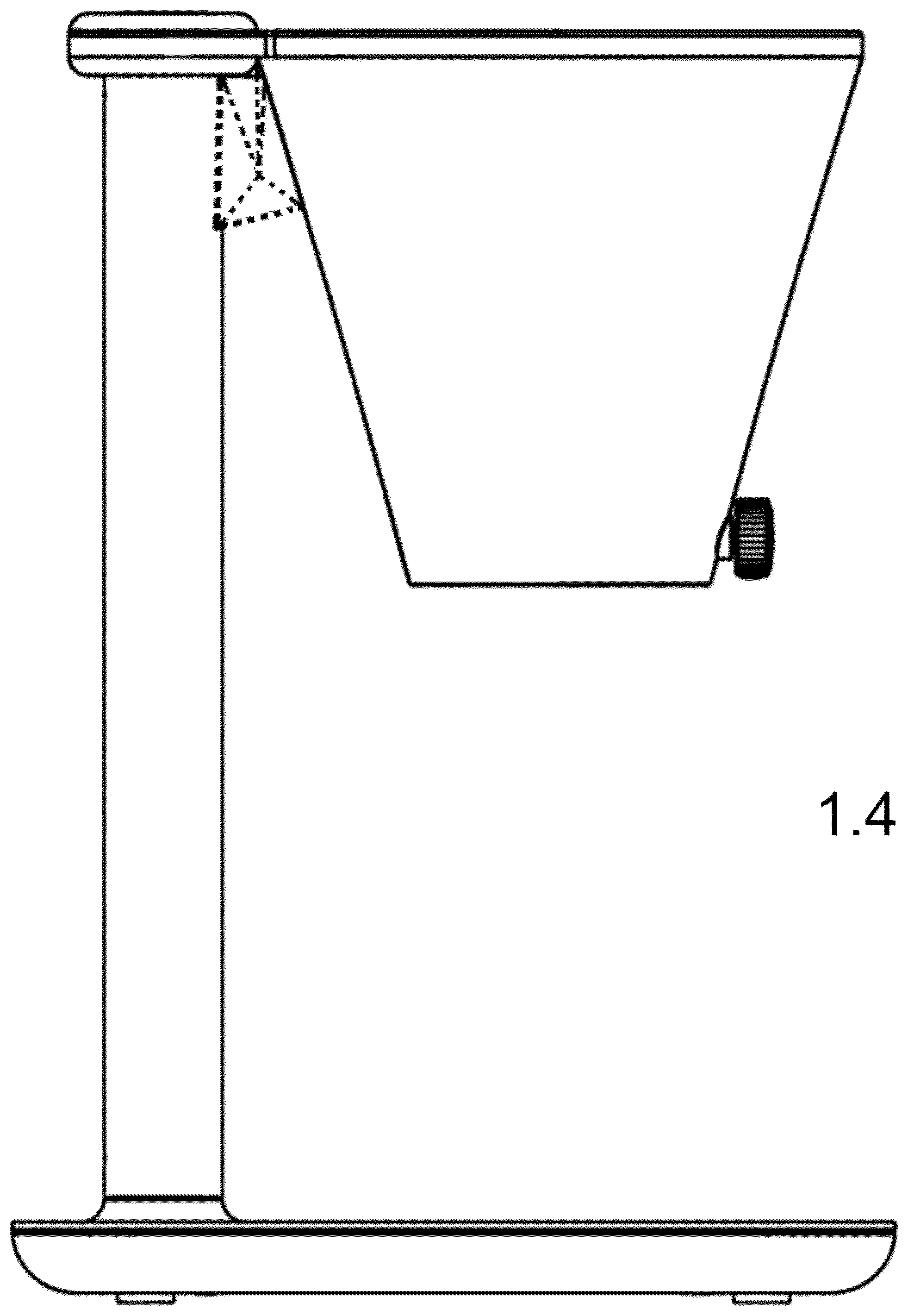 Patent USD1078376 Figure 4 – Coffee maker