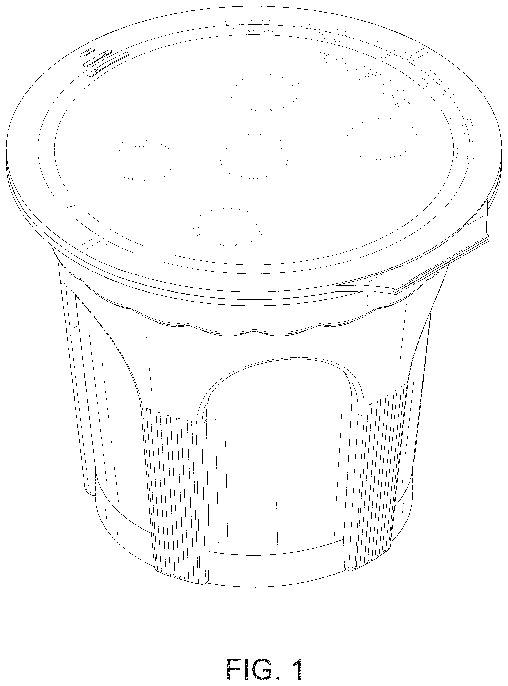 Patent USD1078378 Figure 1 – Coffee filter
