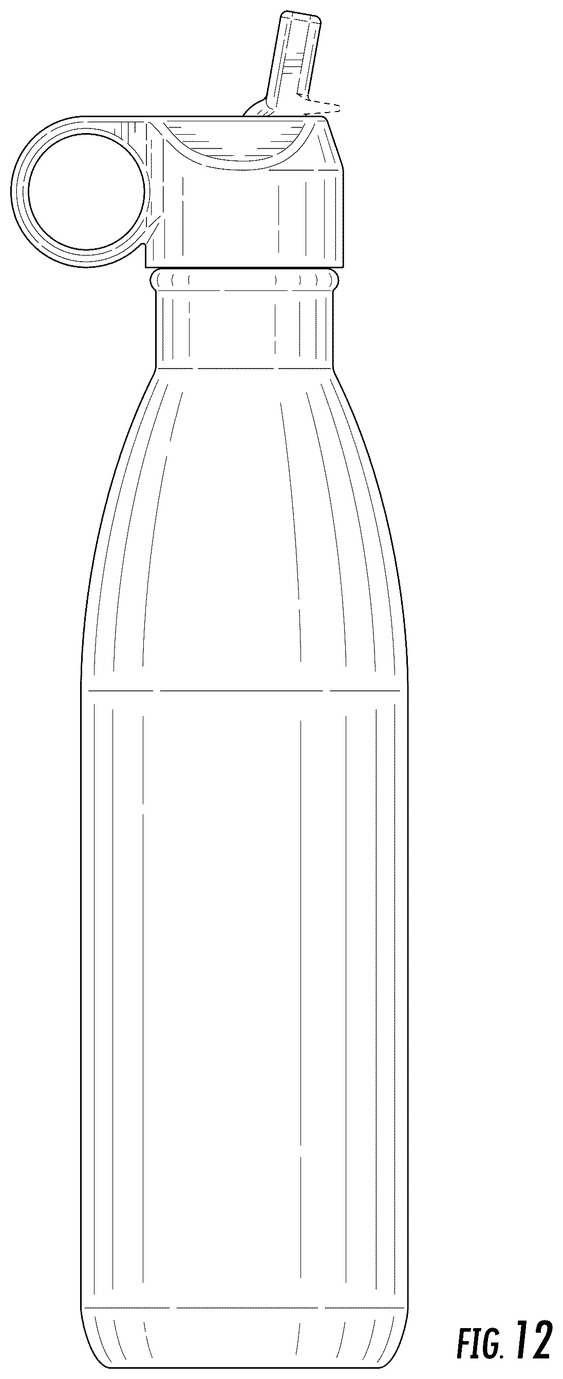 Patent USD1078382 Figure 11 – Bottle with straw lid