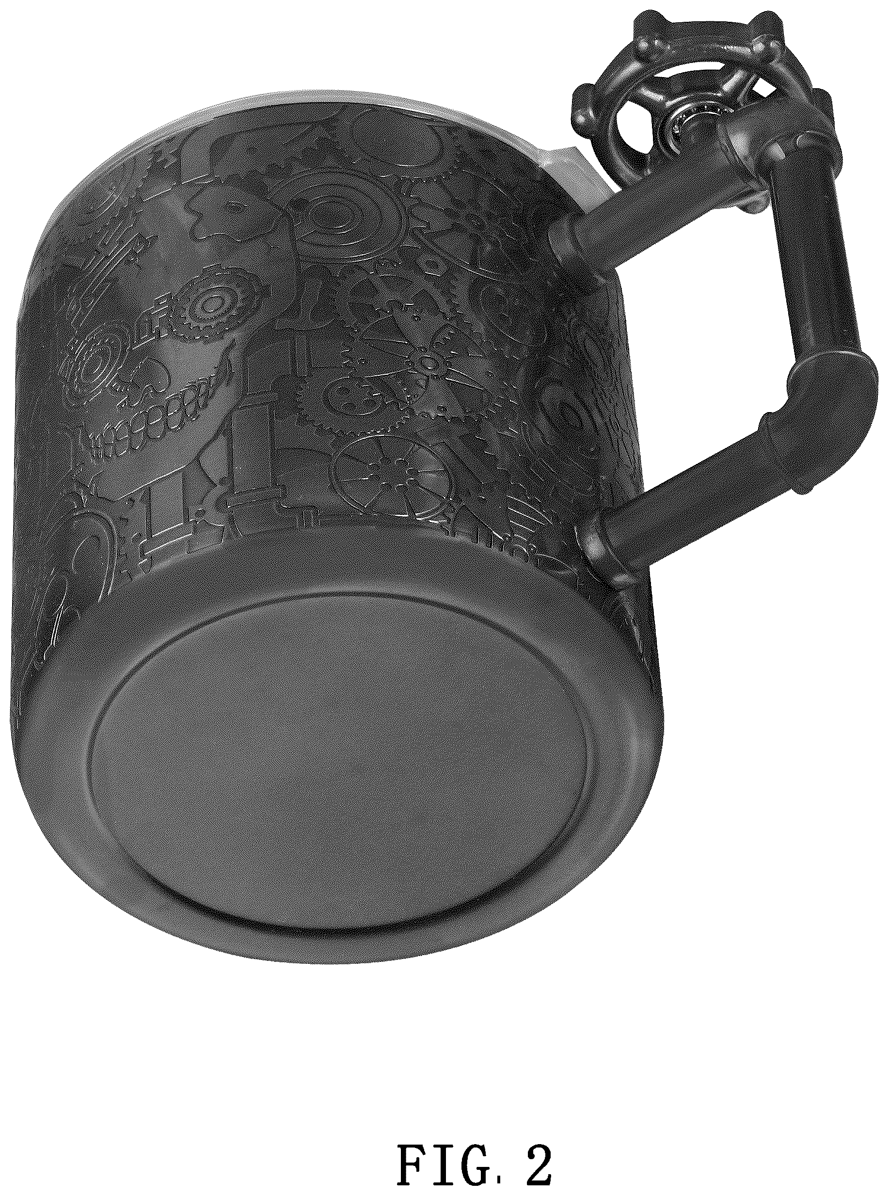 Patent USD1078383 Figure 2 – Cup