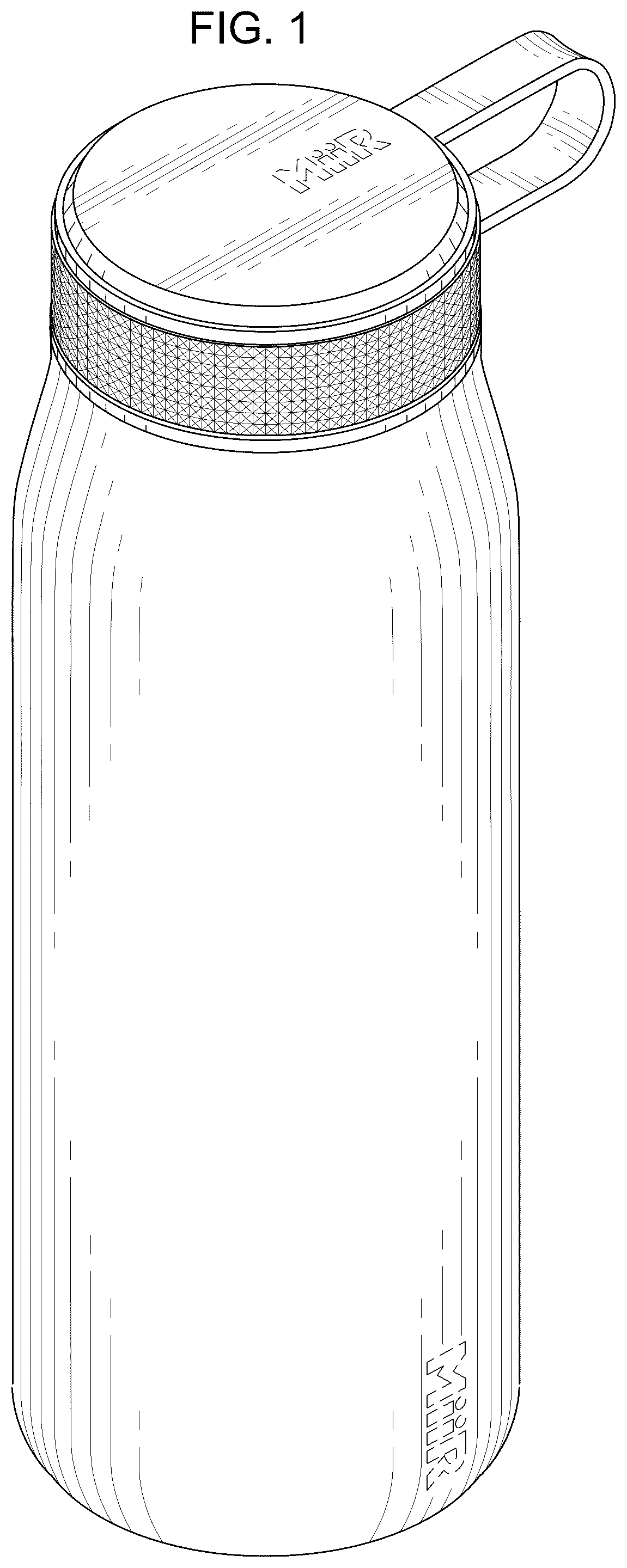 Patent USD1078385 — Bottle — Figure 1