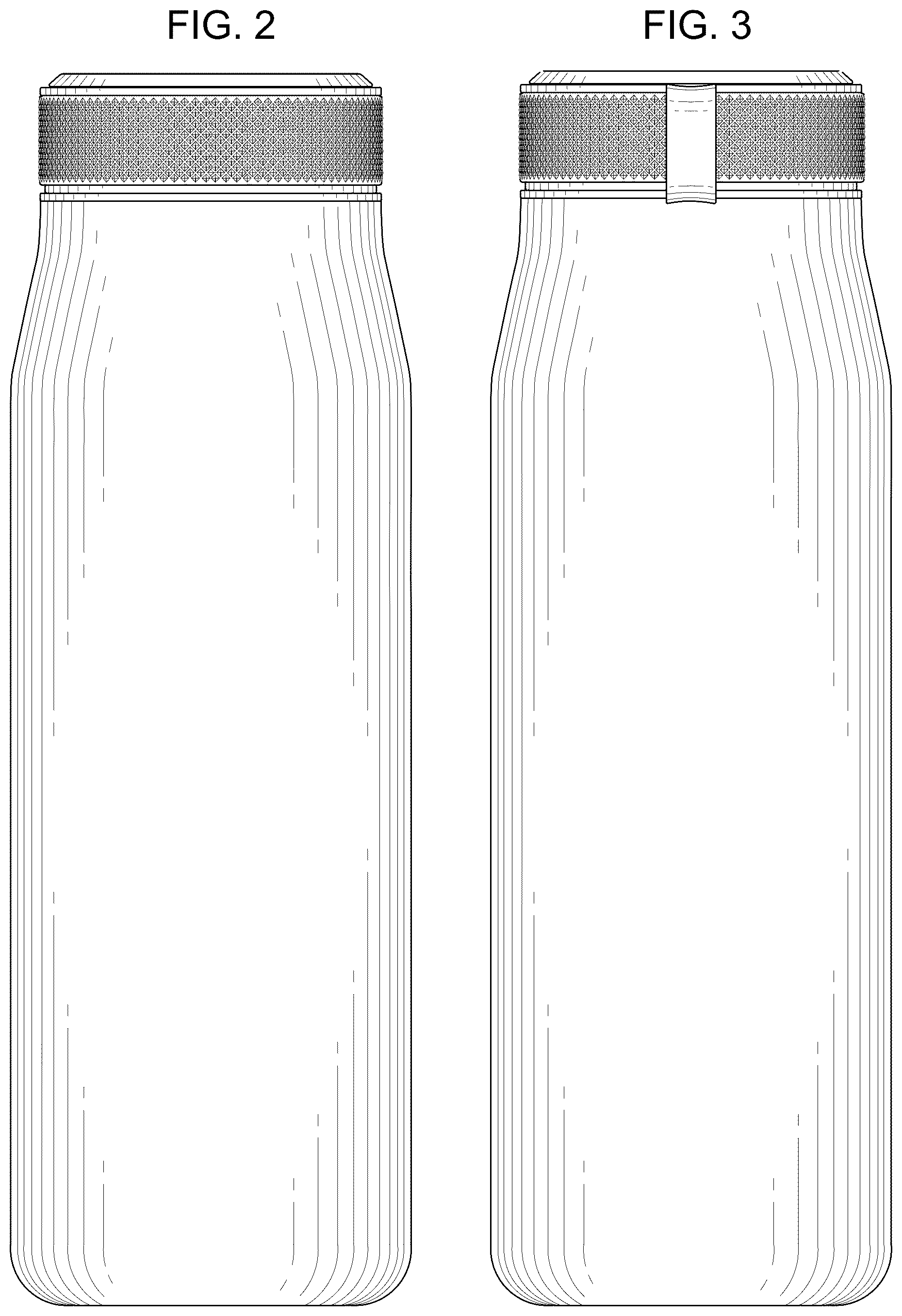 Patent USD1078385 Figure 2 – Bottle