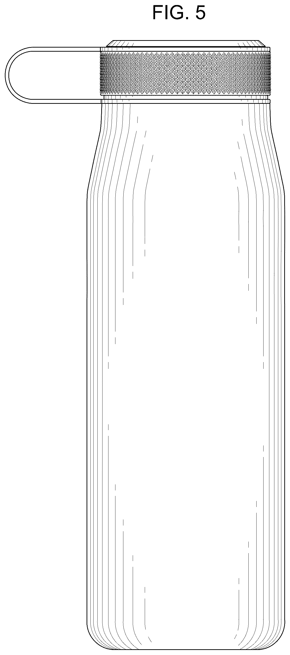 Patent USD1078385 Figure 4 – Bottle