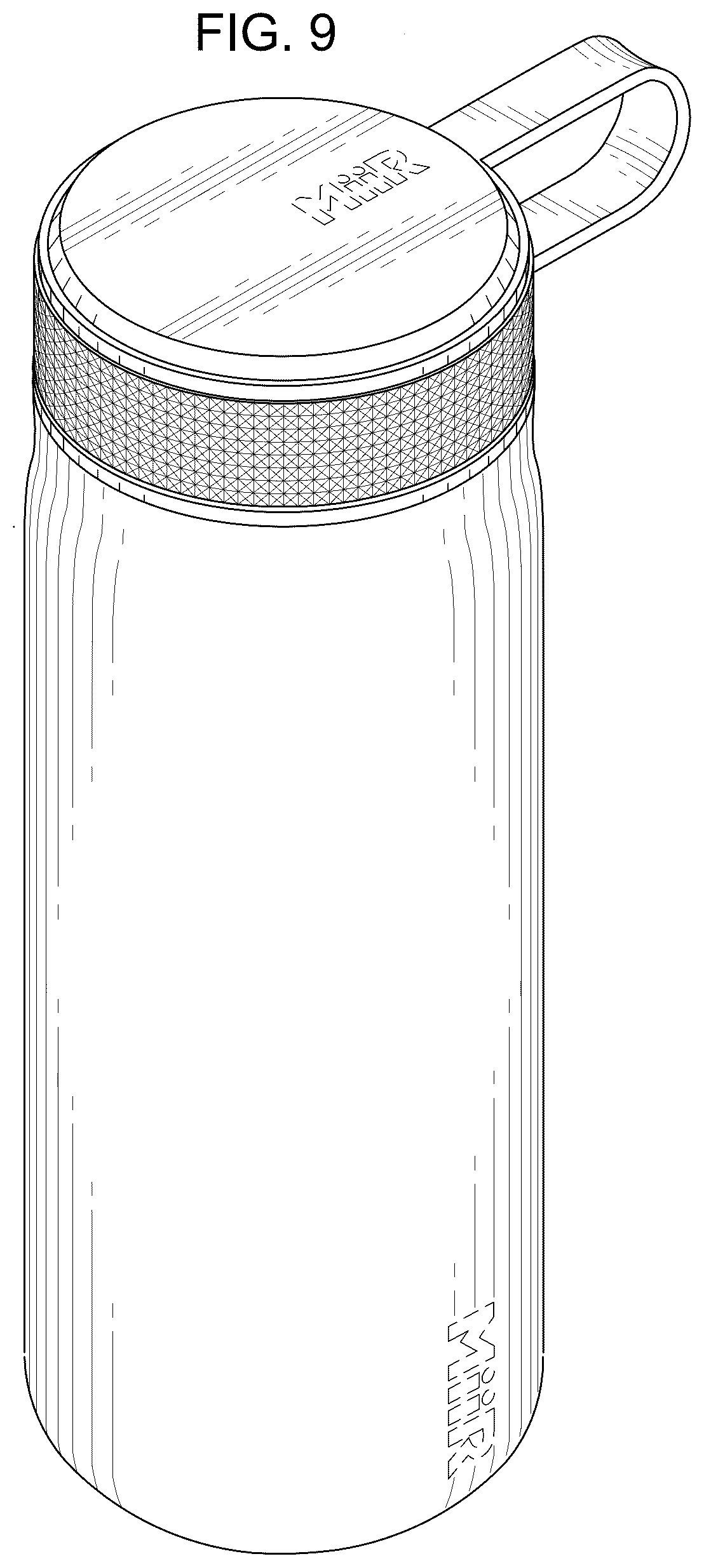 Patent USD1078385 Figure 7 – Bottle