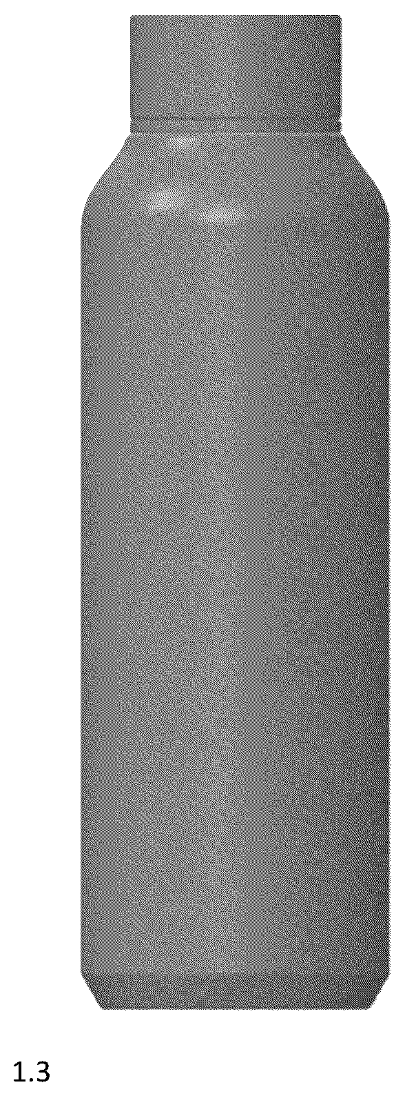 Patent USD1078387 Figure 3 – Beverage bottle