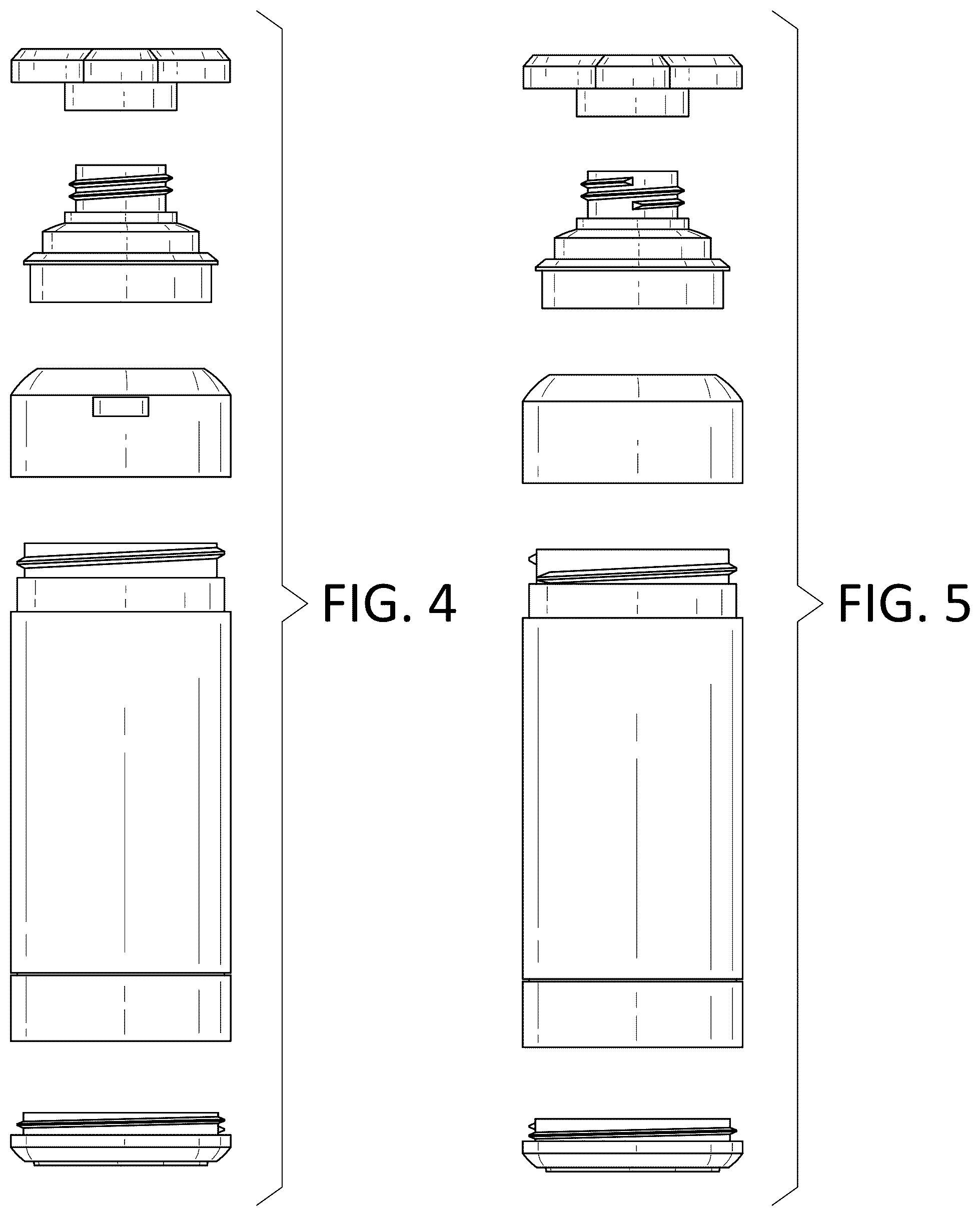Patent USD1078388 Figure 2 – Modular bottle