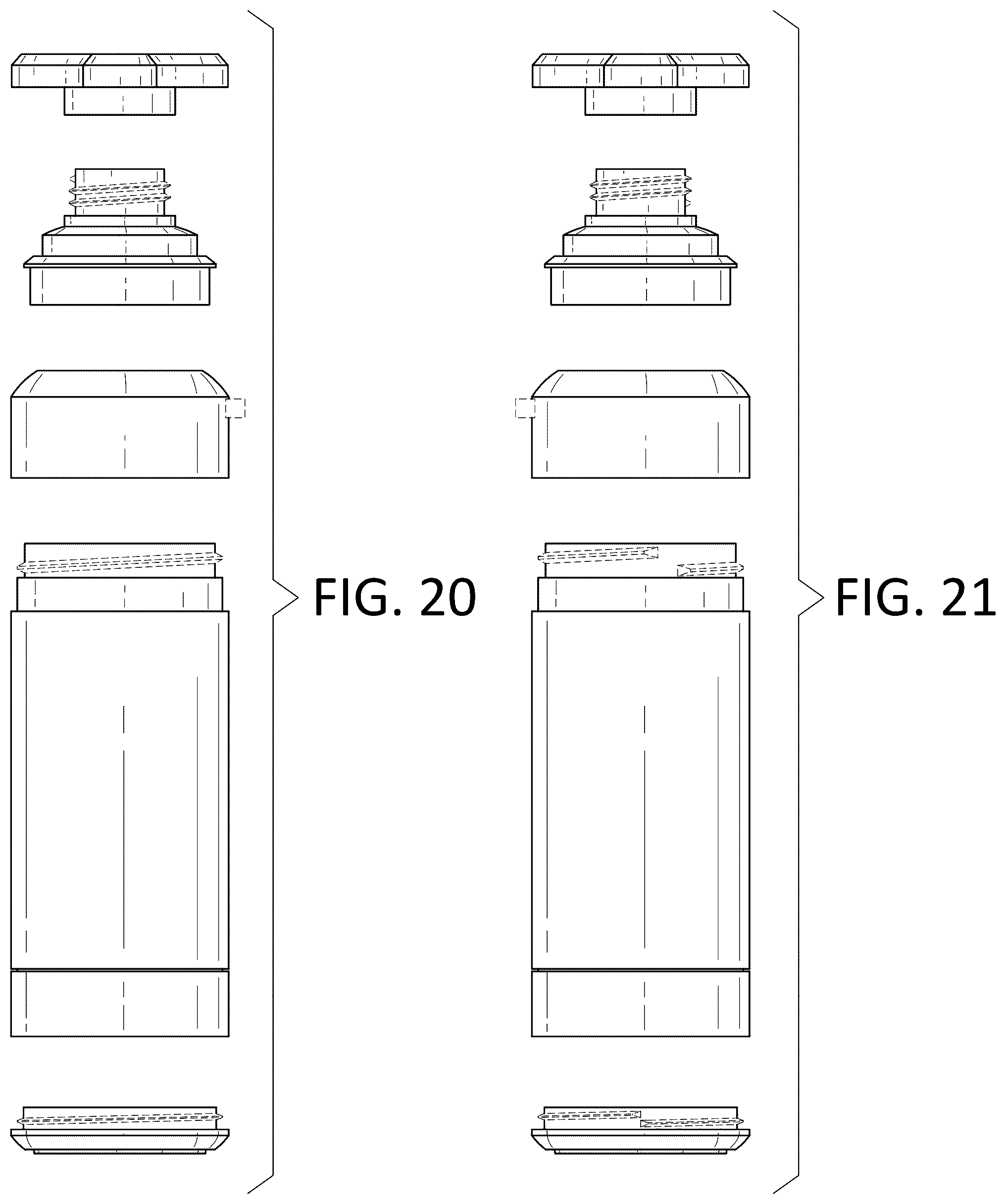 Patent USD1078388 Figure 9 – Modular bottle