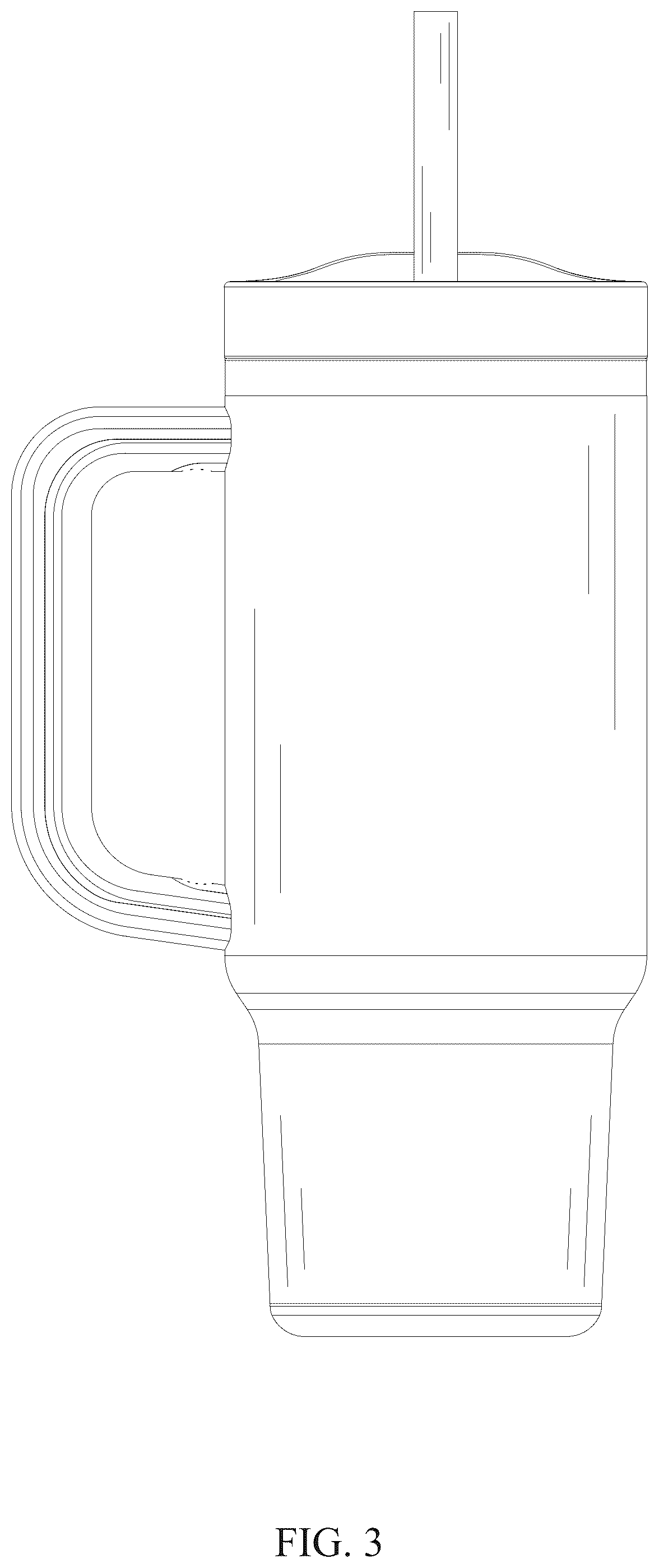 Patent USD1078391 Figure 3 – Coffee cup