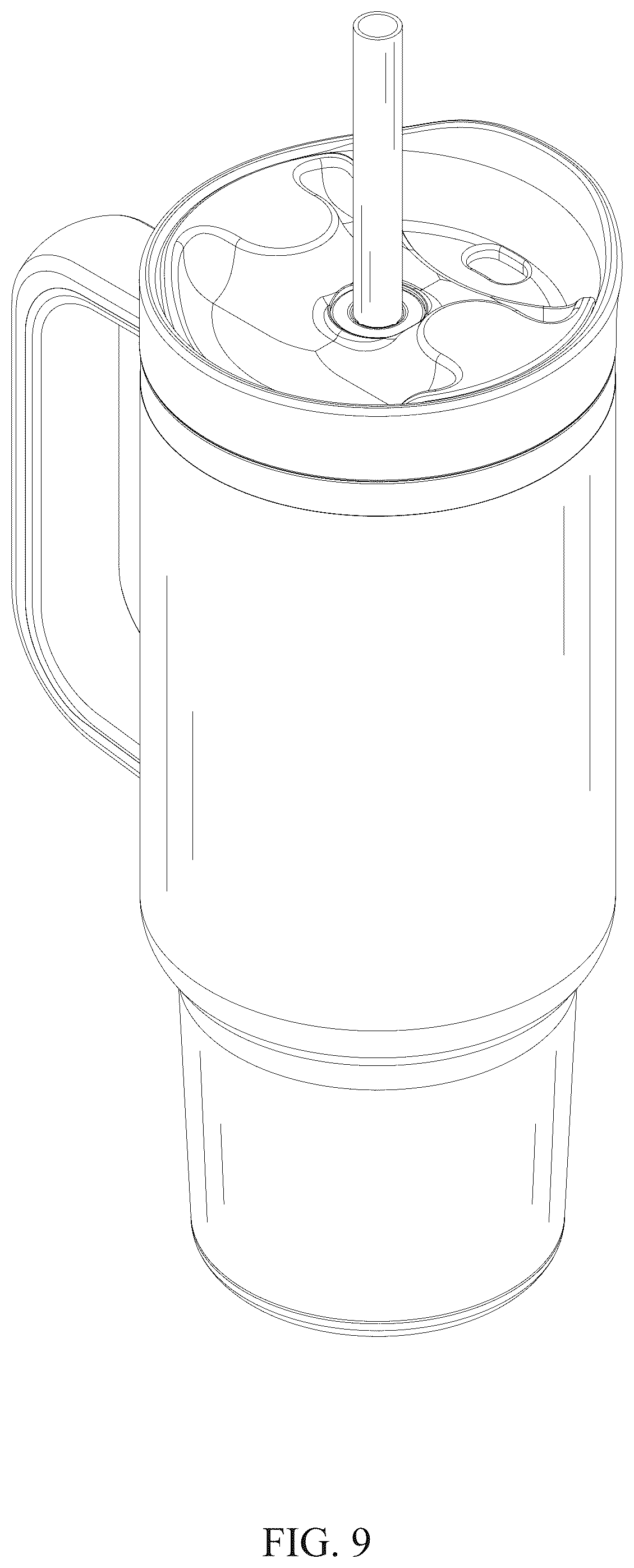 Patent USD1078391 Figure 9 – Coffee cup