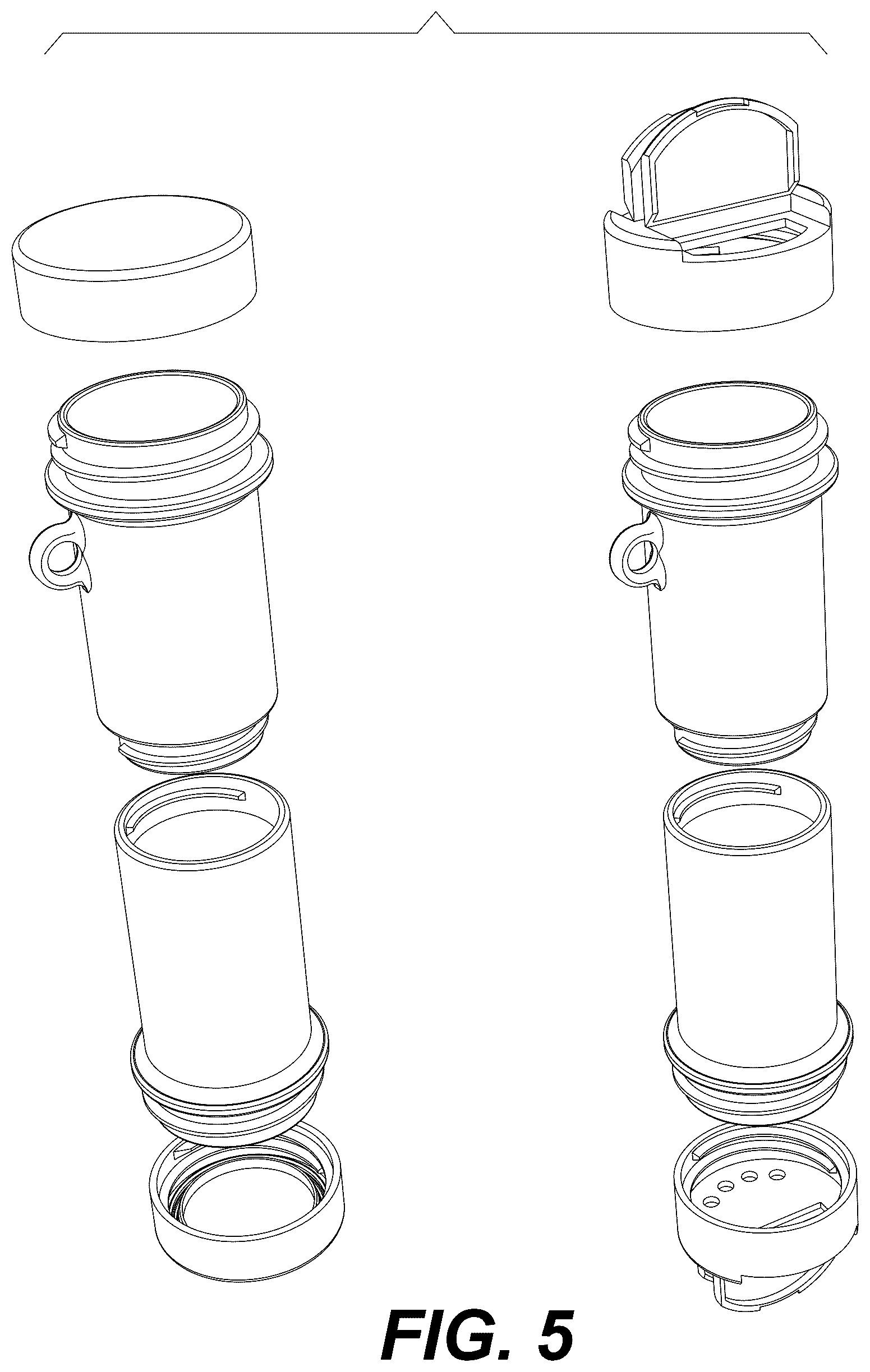 Patent USD1078392 — Set of stacked containers with lids — Figure 1