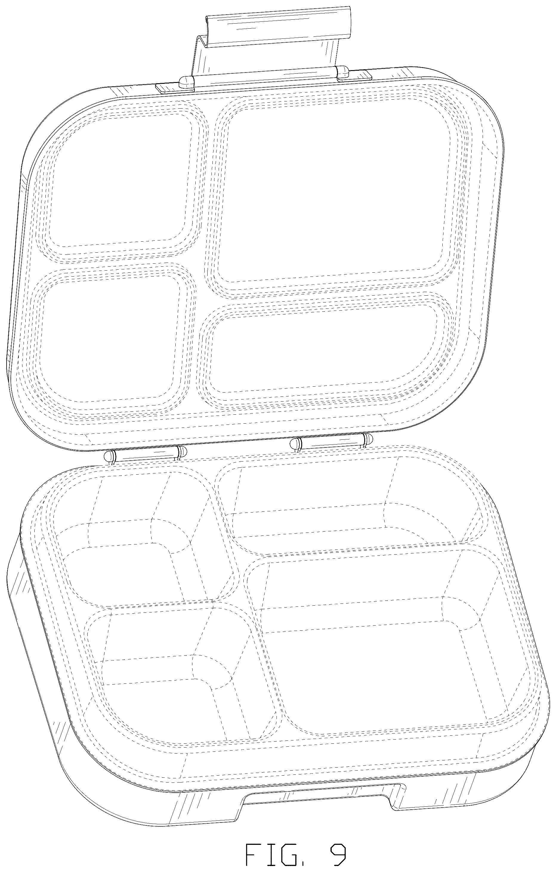 Patent USD1078394 Figure 9 – Lunch box