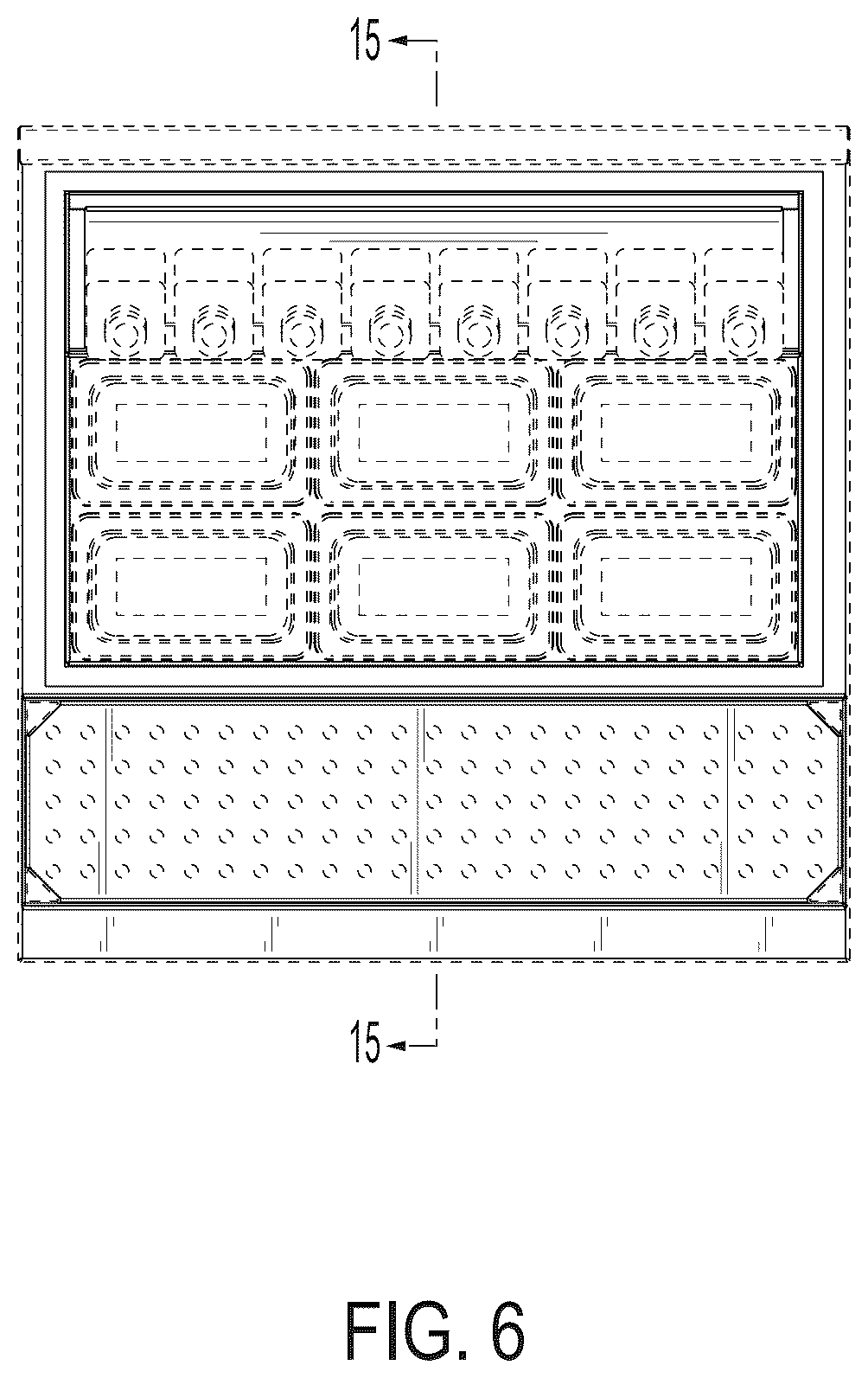 Patent USD1078396 Figure 6 – Portion of a cocktail cooler