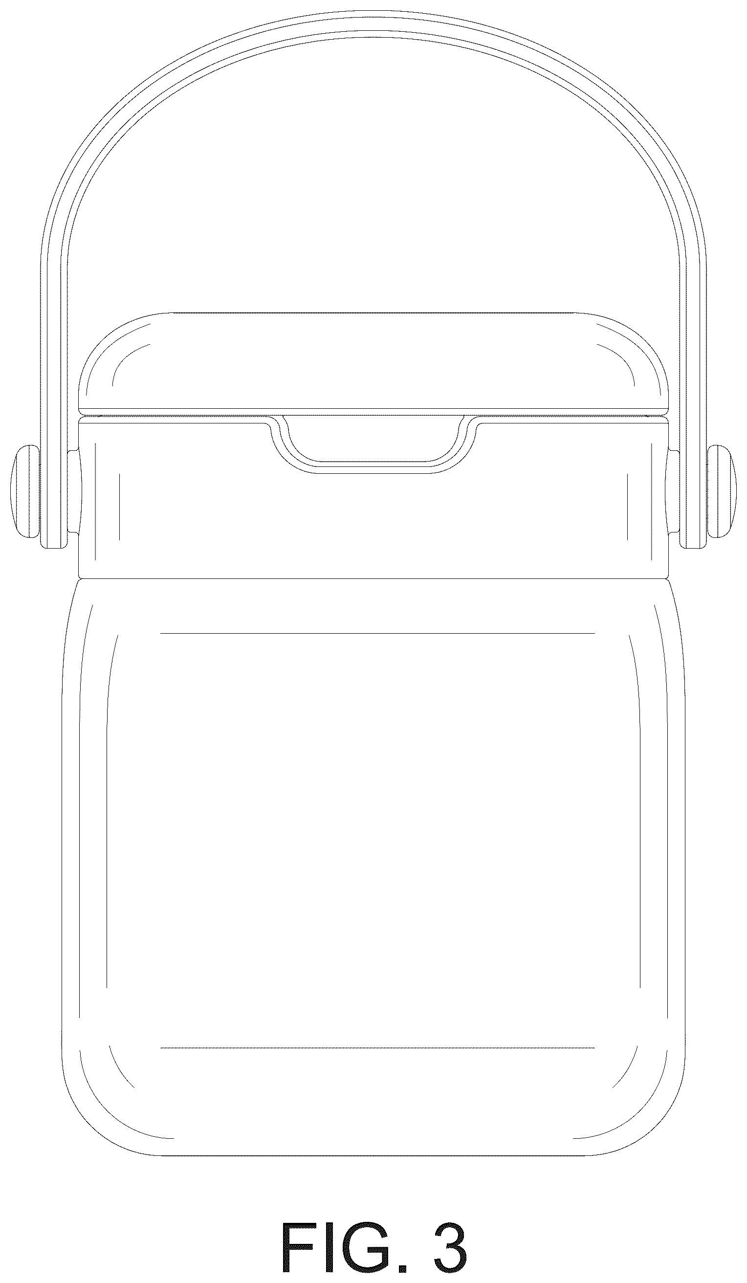 Patent USD1078398 Figure 3 – Thermal container