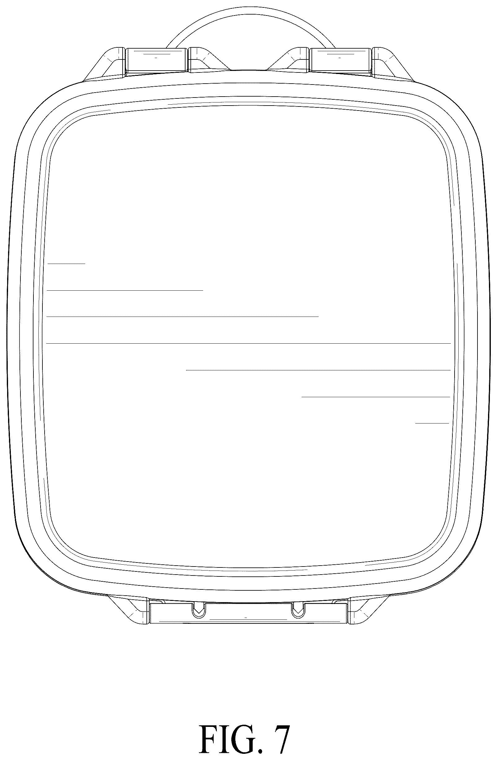 Patent USD1078399 Figure 7 – Lunch box with handle