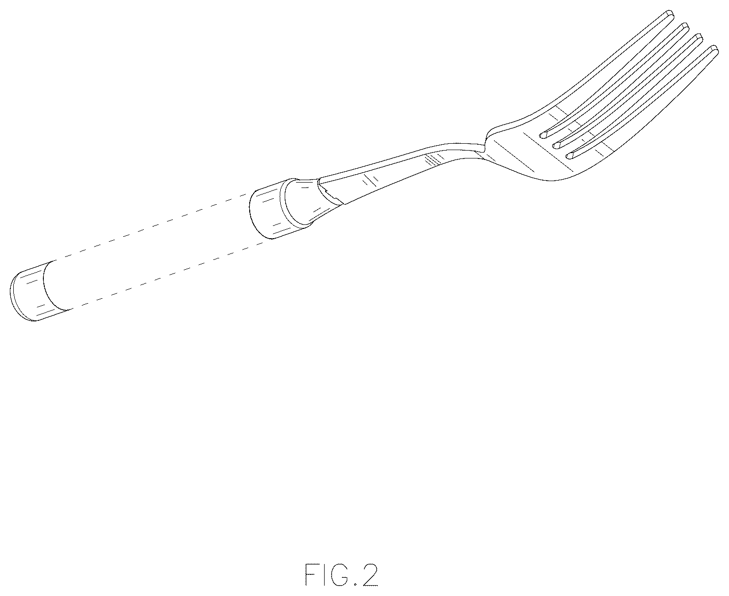 Patent USD1078400 Figure 2 – Fork
