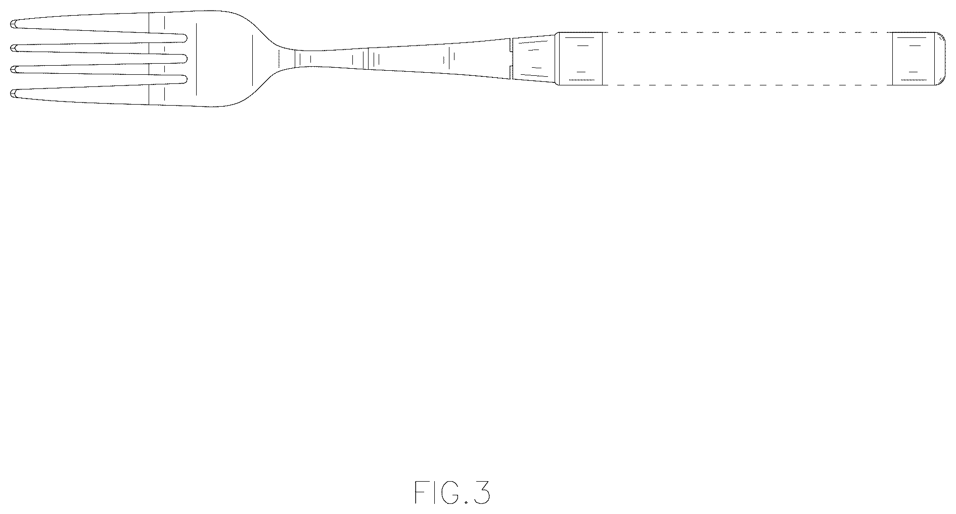 Patent USD1078400 Figure 3 – Fork