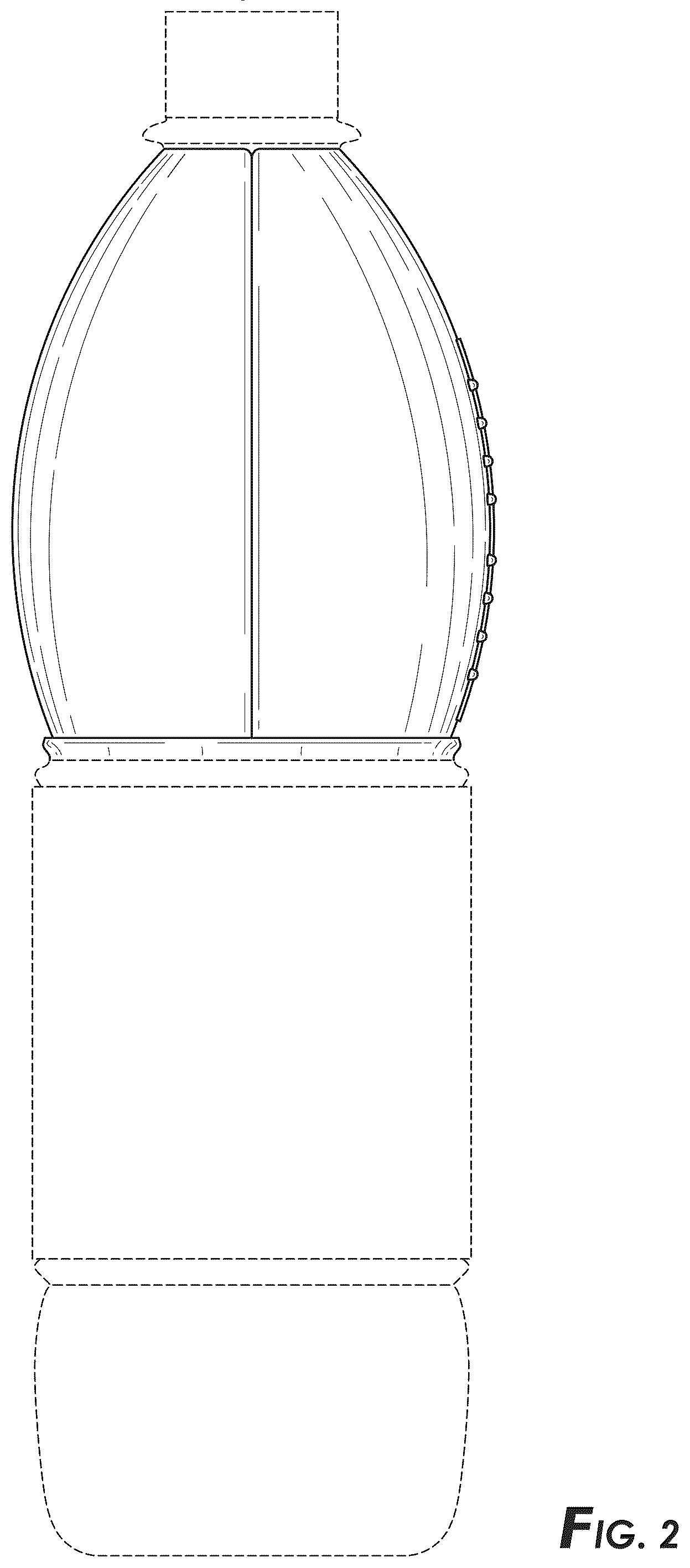 Patent USD1078402 Figure 2 – Football bottle