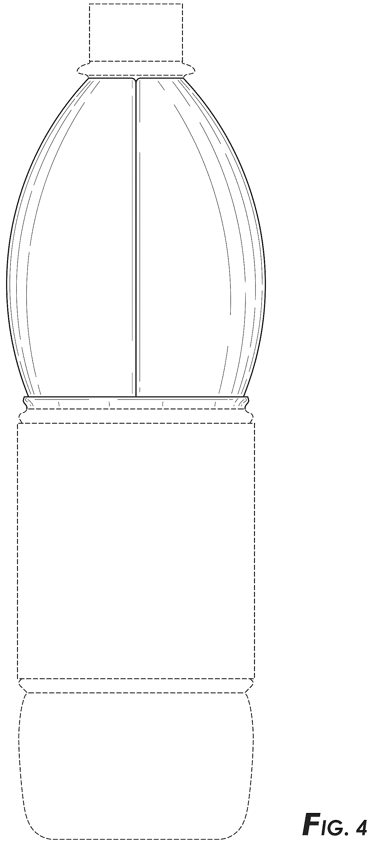 Patent USD1078402 Figure 4 – Football bottle