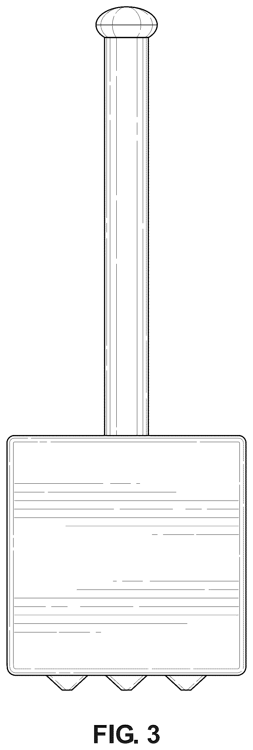 Patent USD1078403 Figure 3 – Peanut butter cookie stamp