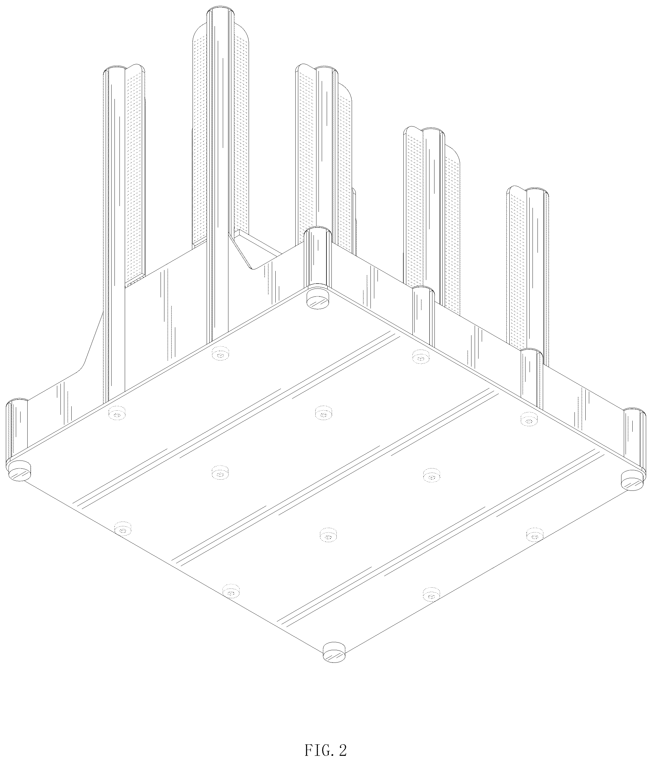 Patent USD1078411 Figure 2 – Cup storage organizer
