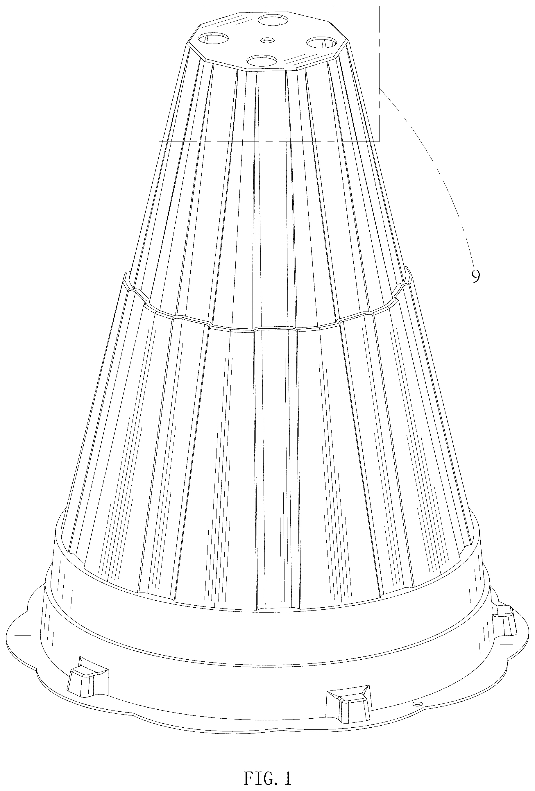 Patent USD1078413 — Plant cover — Figure 1