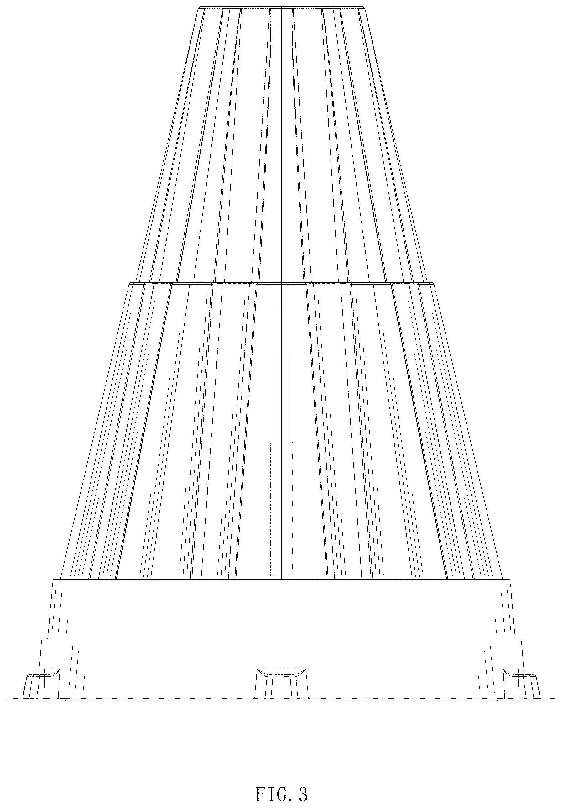 Patent USD1078413 Figure 3 – Plant cover