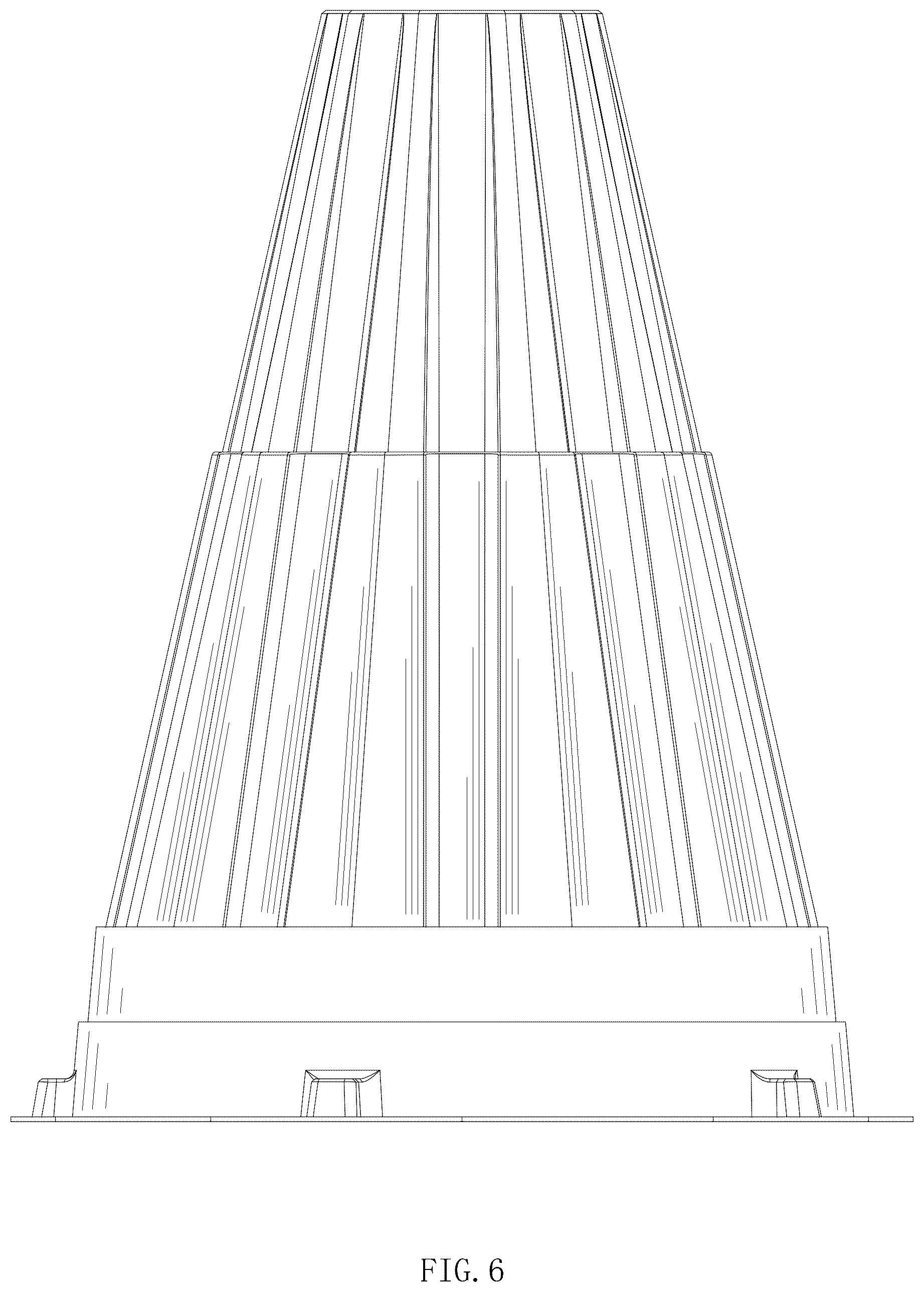 Patent USD1078413 Figure 6 – Plant cover