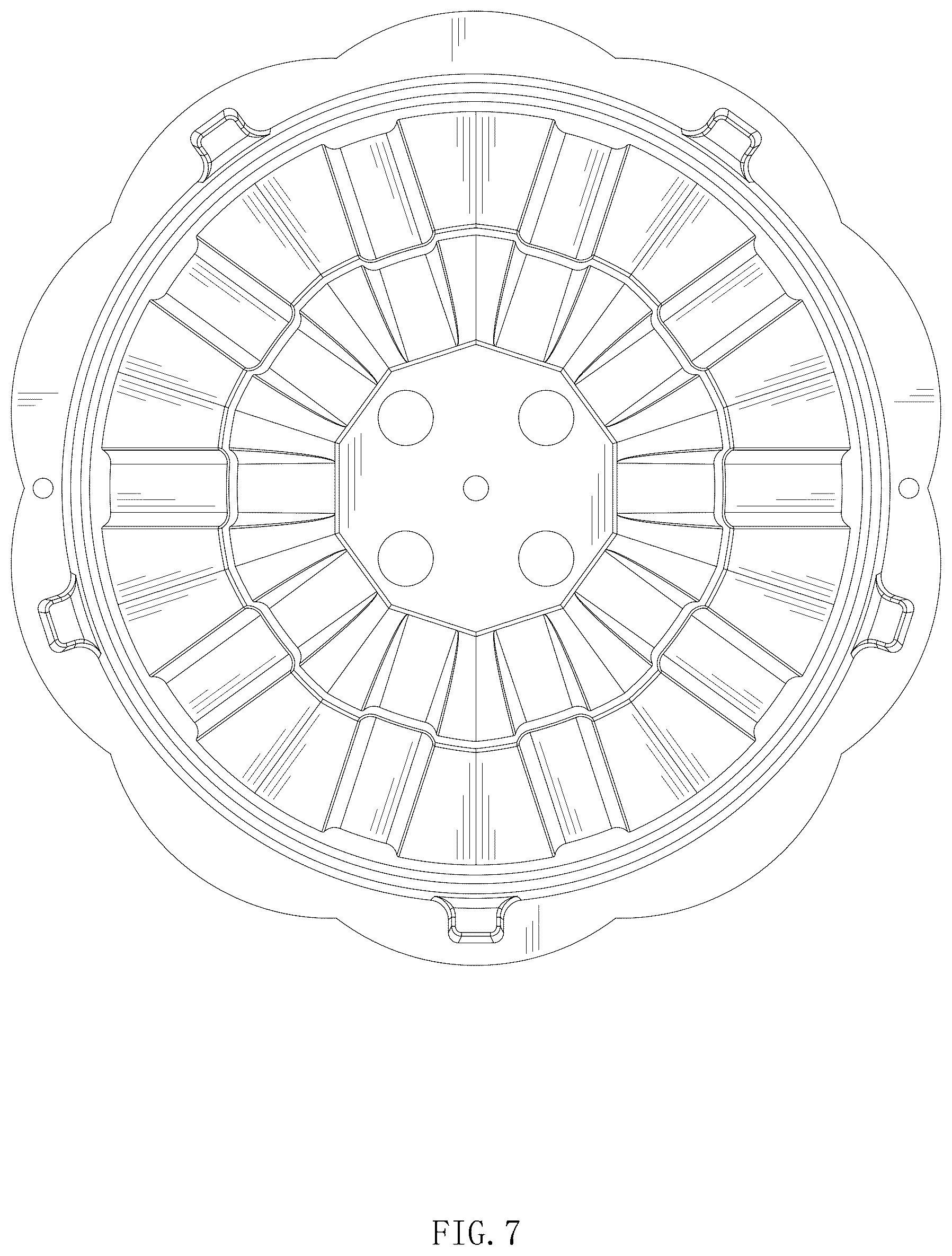 Patent USD1078413 Figure 7 – Plant cover
