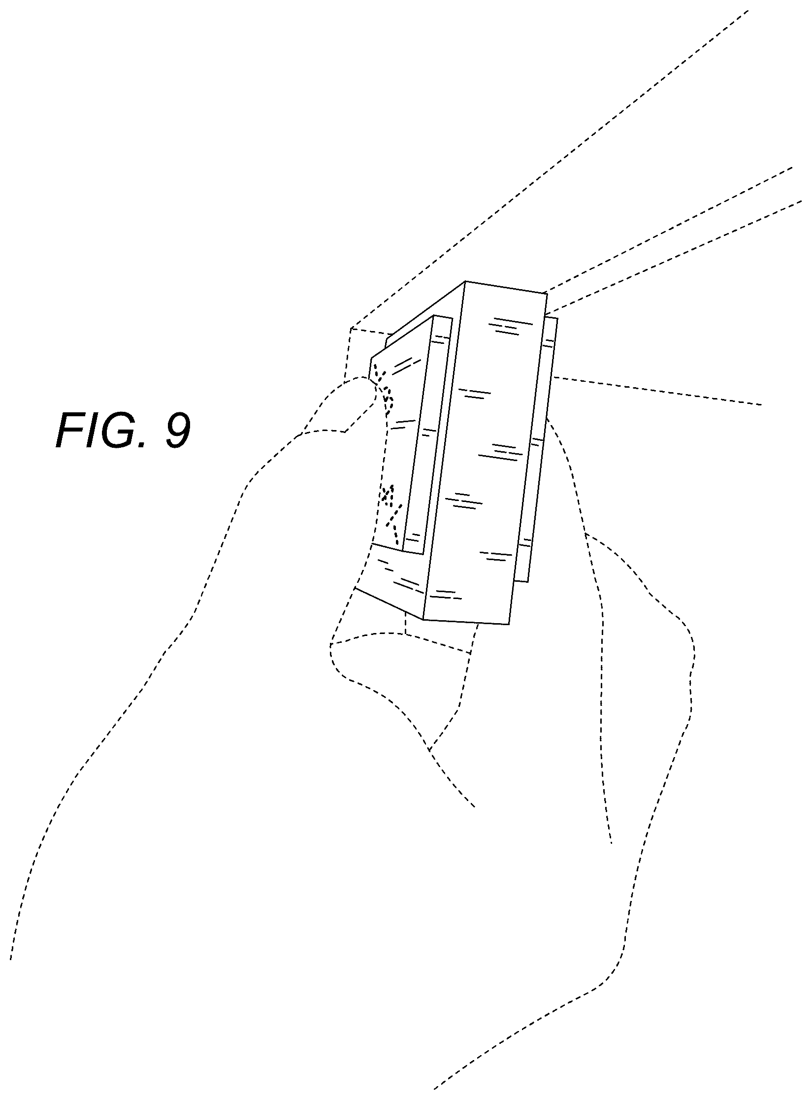 Patent USD1078414 Figure 3 – Trim positioning tool