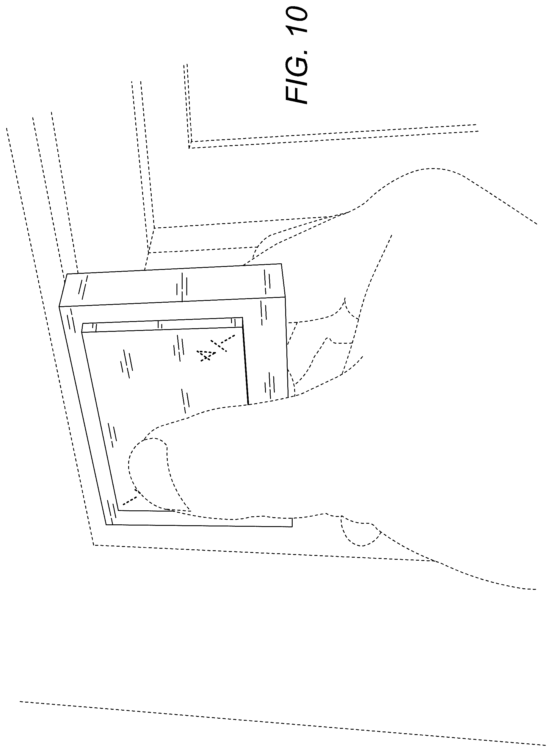 Patent USD1078414 Figure 4 – Trim positioning tool