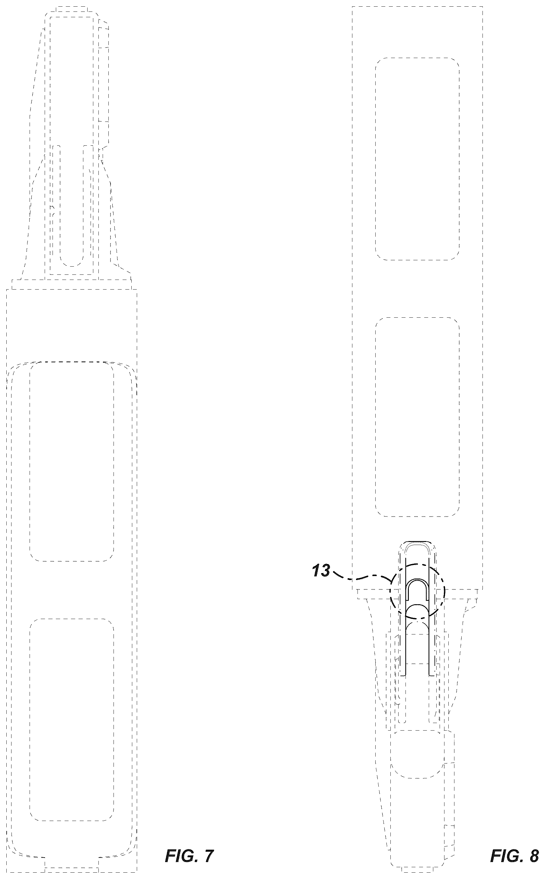 Patent USD1078416 Figure 6 – Caulk gun trigger with caulk plug stowage