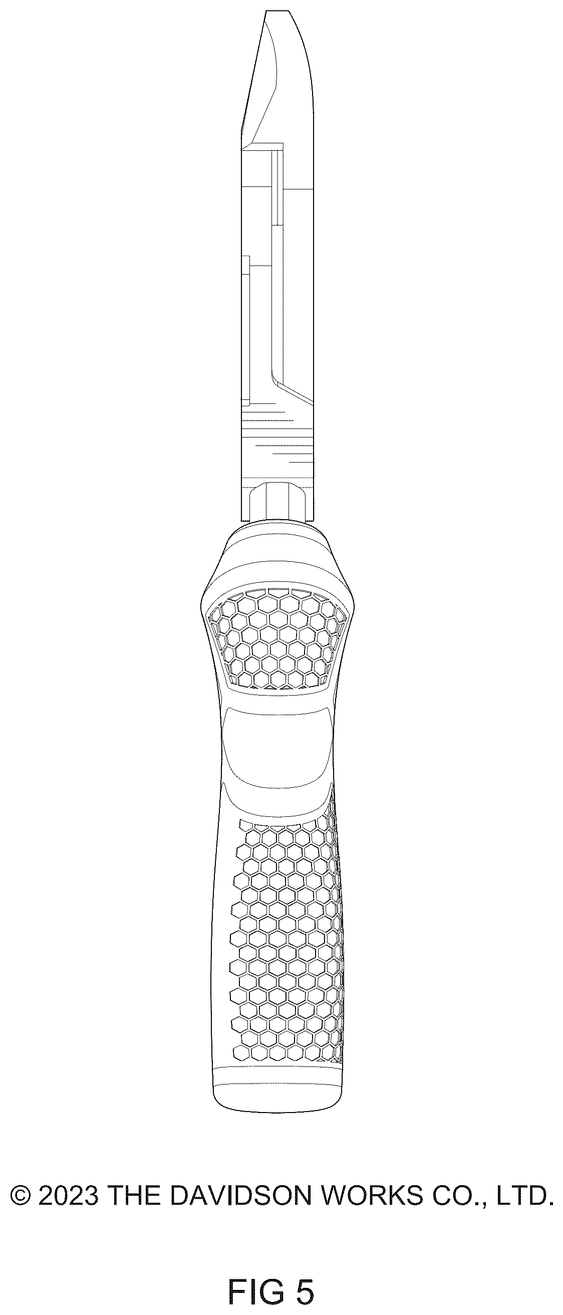 Patent USD1078422 Figure 5 – Diagonal cut pliers