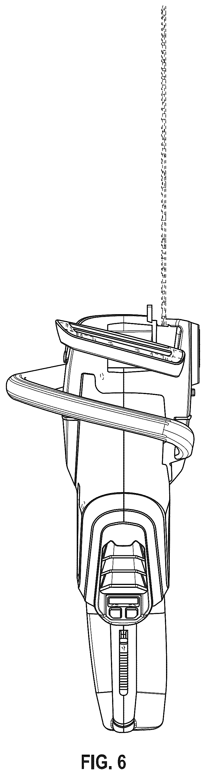 Patent USD1078426 Figure 6 – Chainsaw