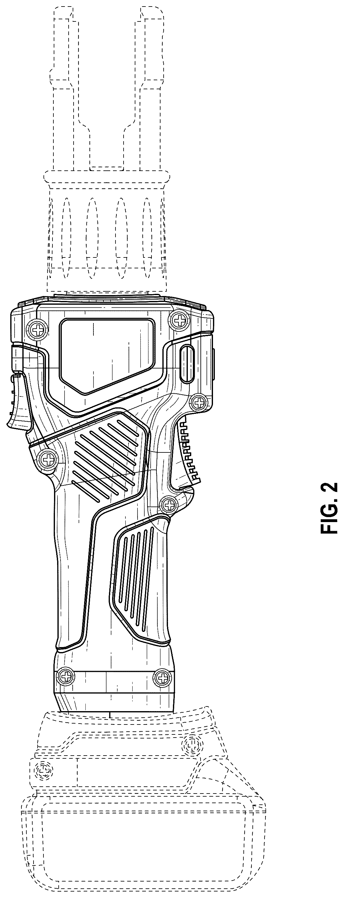Patent USD1078427 Figure 2 – Electric hydraulic tool