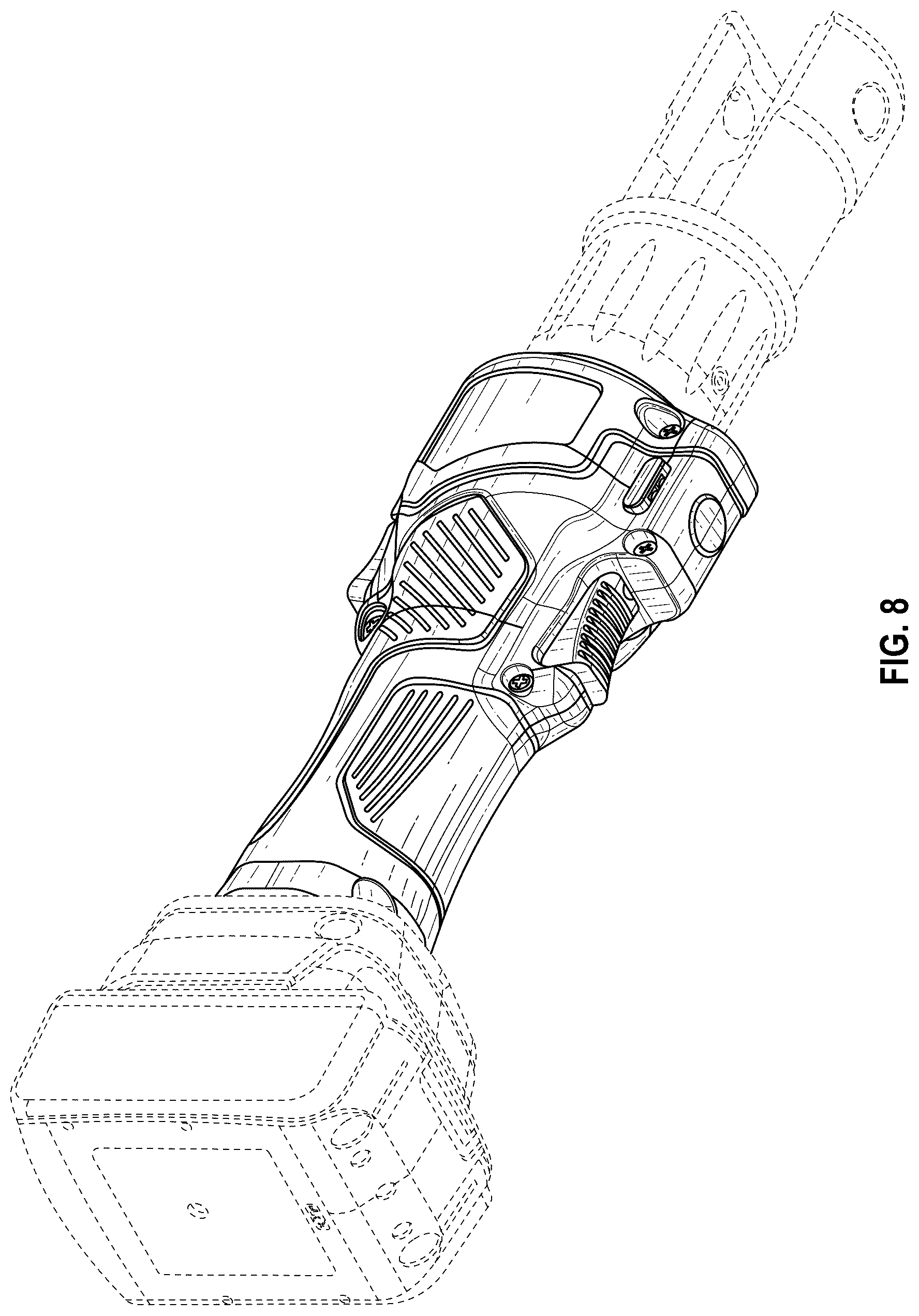 Patent USD1078427 Figure 8 – Electric hydraulic tool