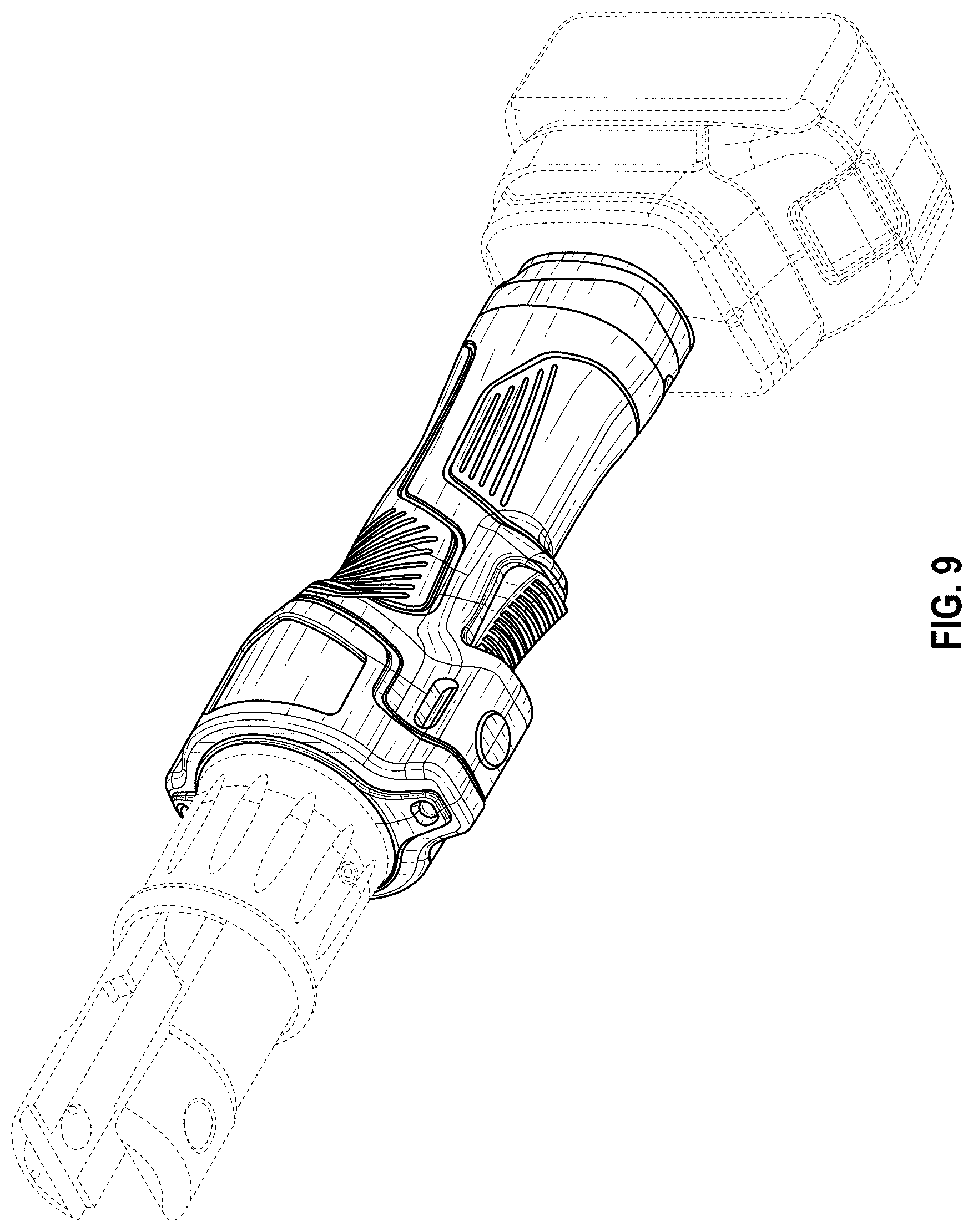 Patent USD1078427 Figure 9 – Electric hydraulic tool