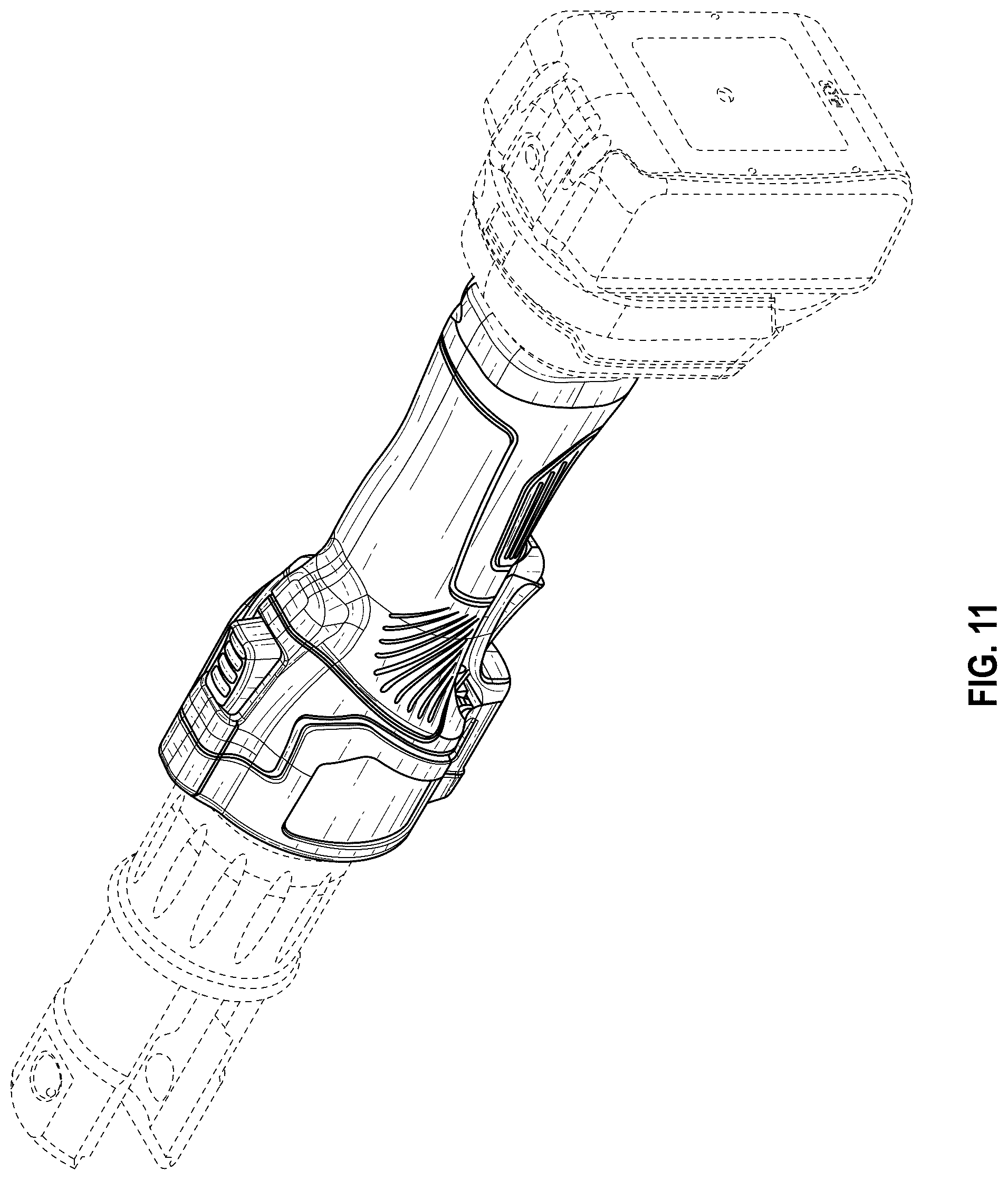 Patent USD1078427 Figure 11 – Electric hydraulic tool